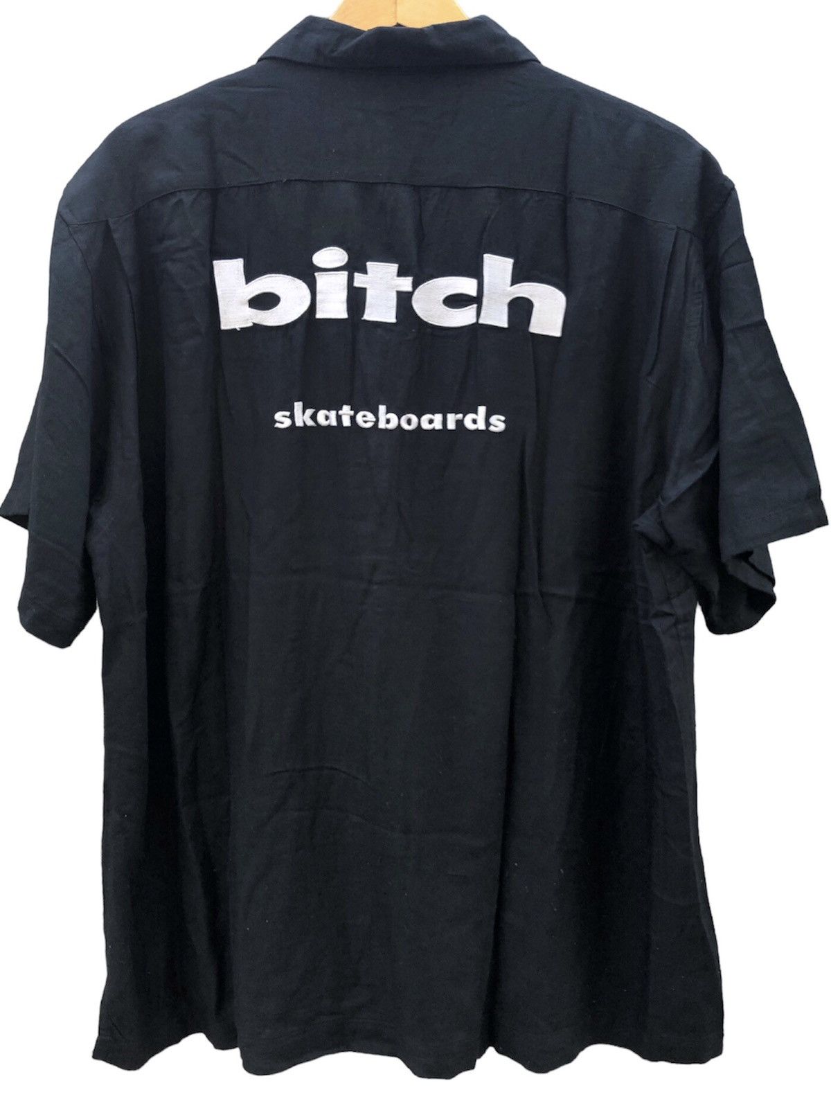 Hook-Ups Bitch Skateboards Shirt Embroidered Logo Size US M / EU 48-50 / 2 - 1 Thumbnail