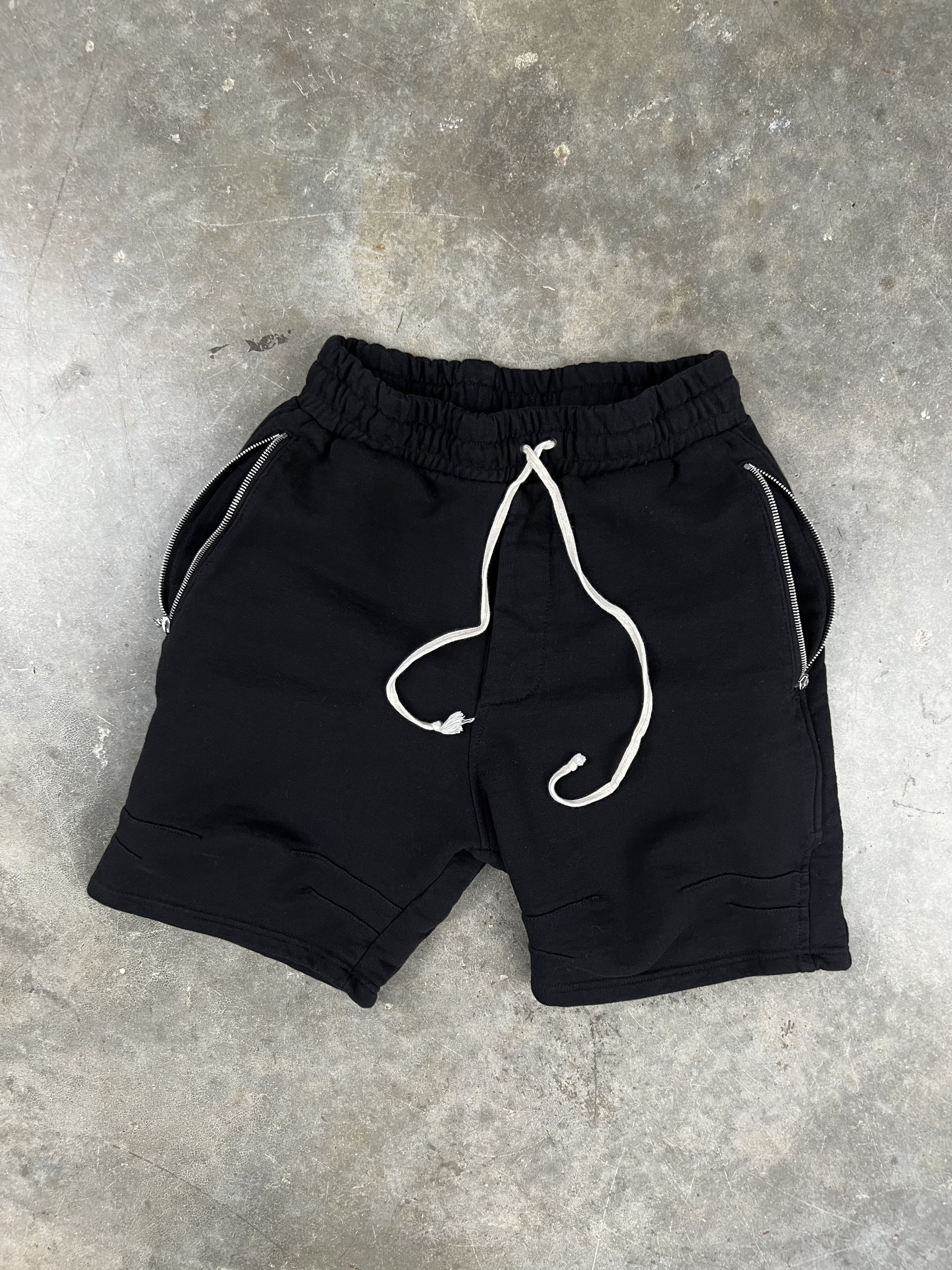 image of Represent Clothing Black Moto Zip Shorts Black Small, Men's (Size 30)