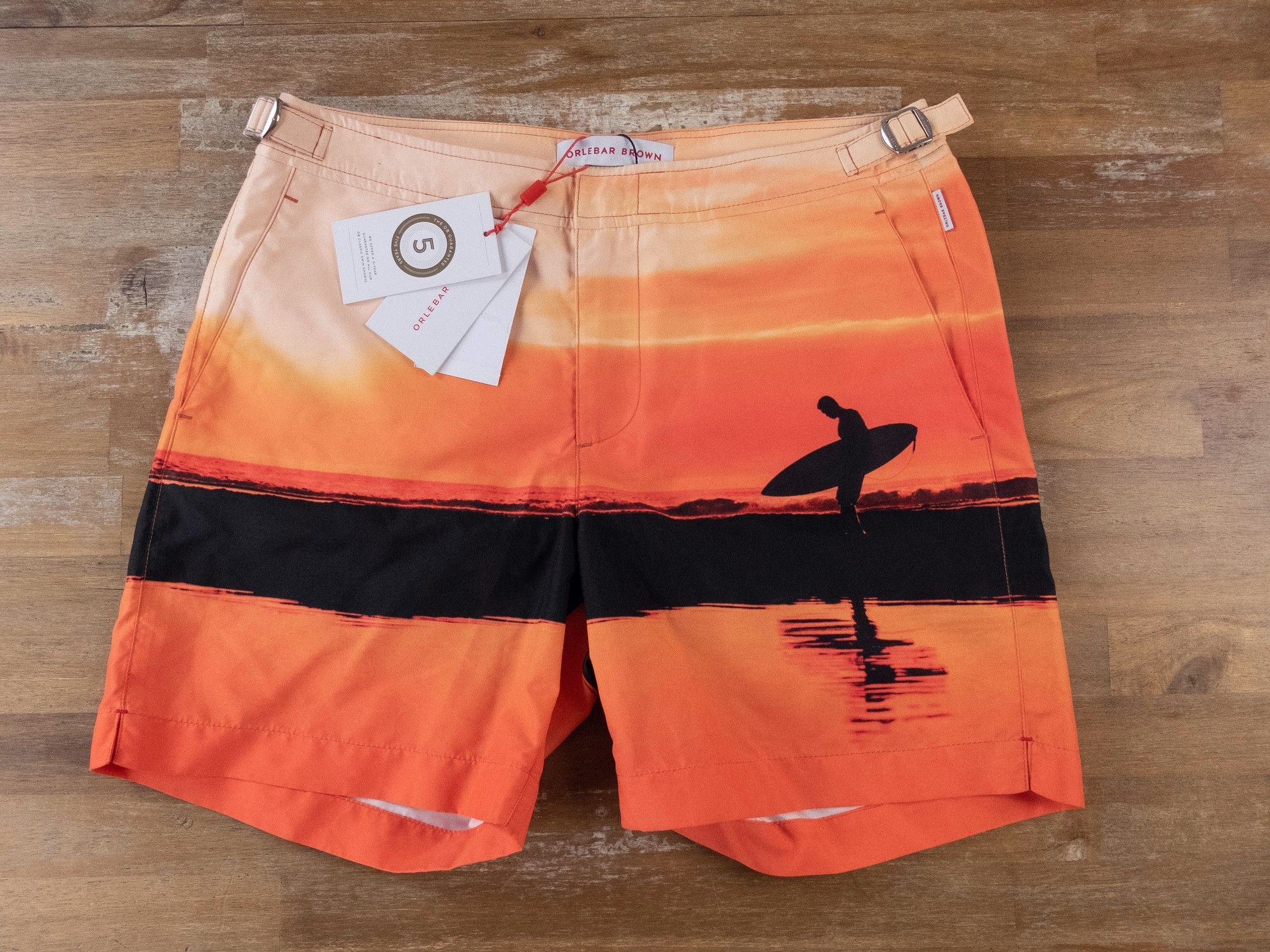 Orlebar Brown ORLEBAR BROWN Bulldog Sundown Orange swim shorts Size 30 US Size US 30 / EU 46 - 3 Thumbnail