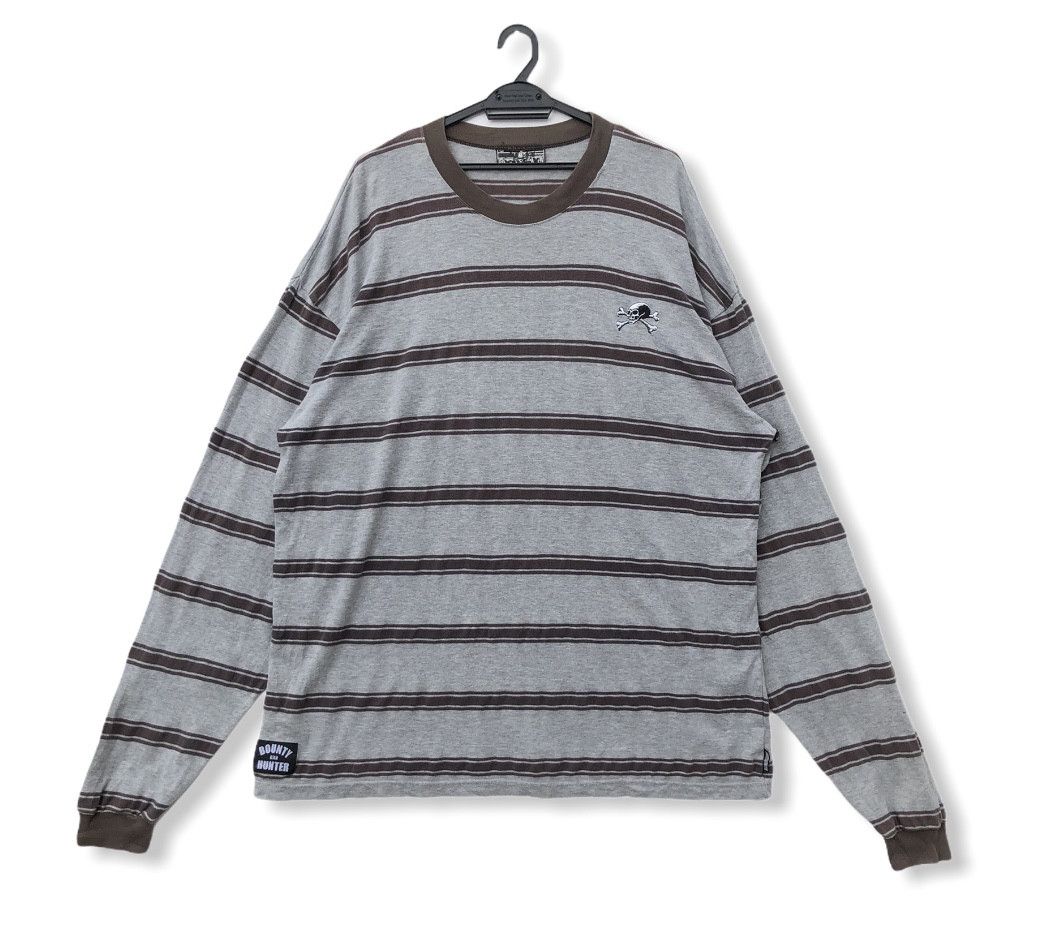 Bounty Hunter VINTAGE SS02 RARE LONGSLEEVES STRIPES TEE Size US XL / EU 56 / 4 - 1 Thumbnail