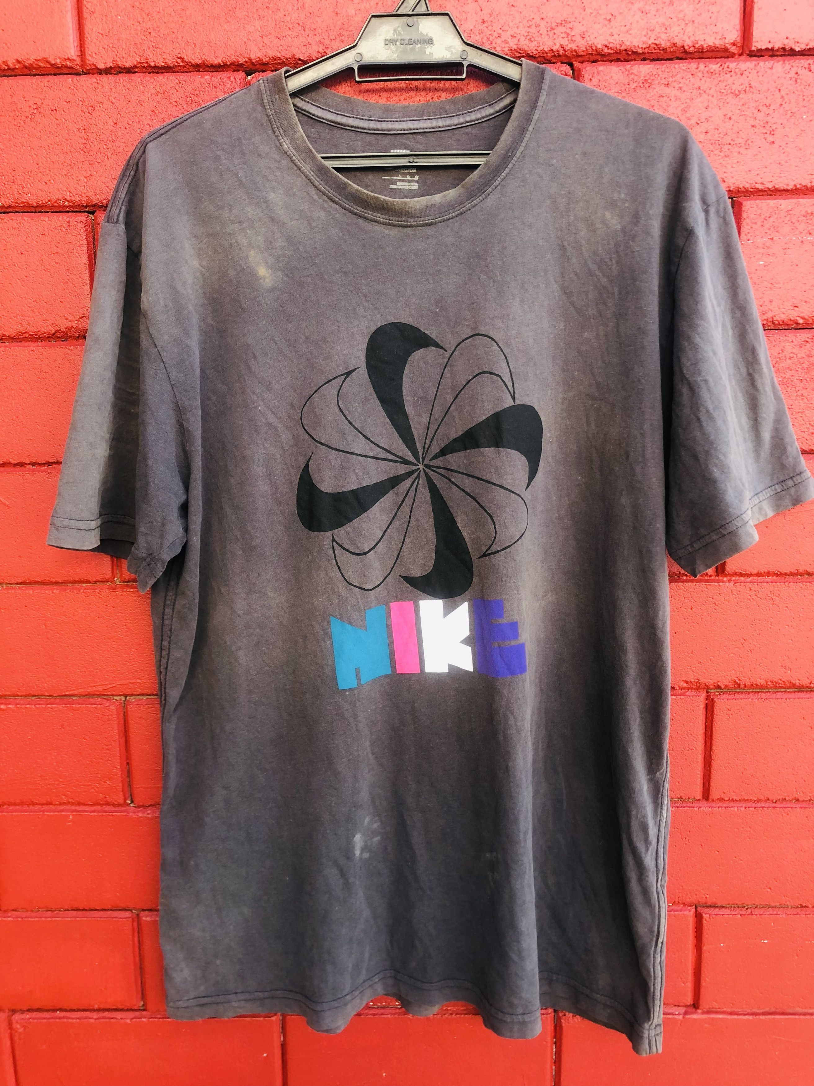 image of Vintage Nike Pinwheel Japanese Designer Fashion Style in Brown, Men's (Size Large)