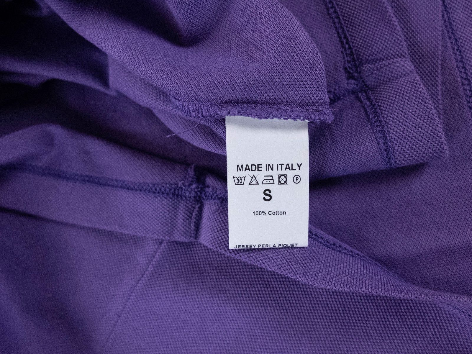Isaia ISAIA Napoli solid purple polo shirt authentic - Size Small Size US S / EU 44-46 / 1 - 3 Thumbnail