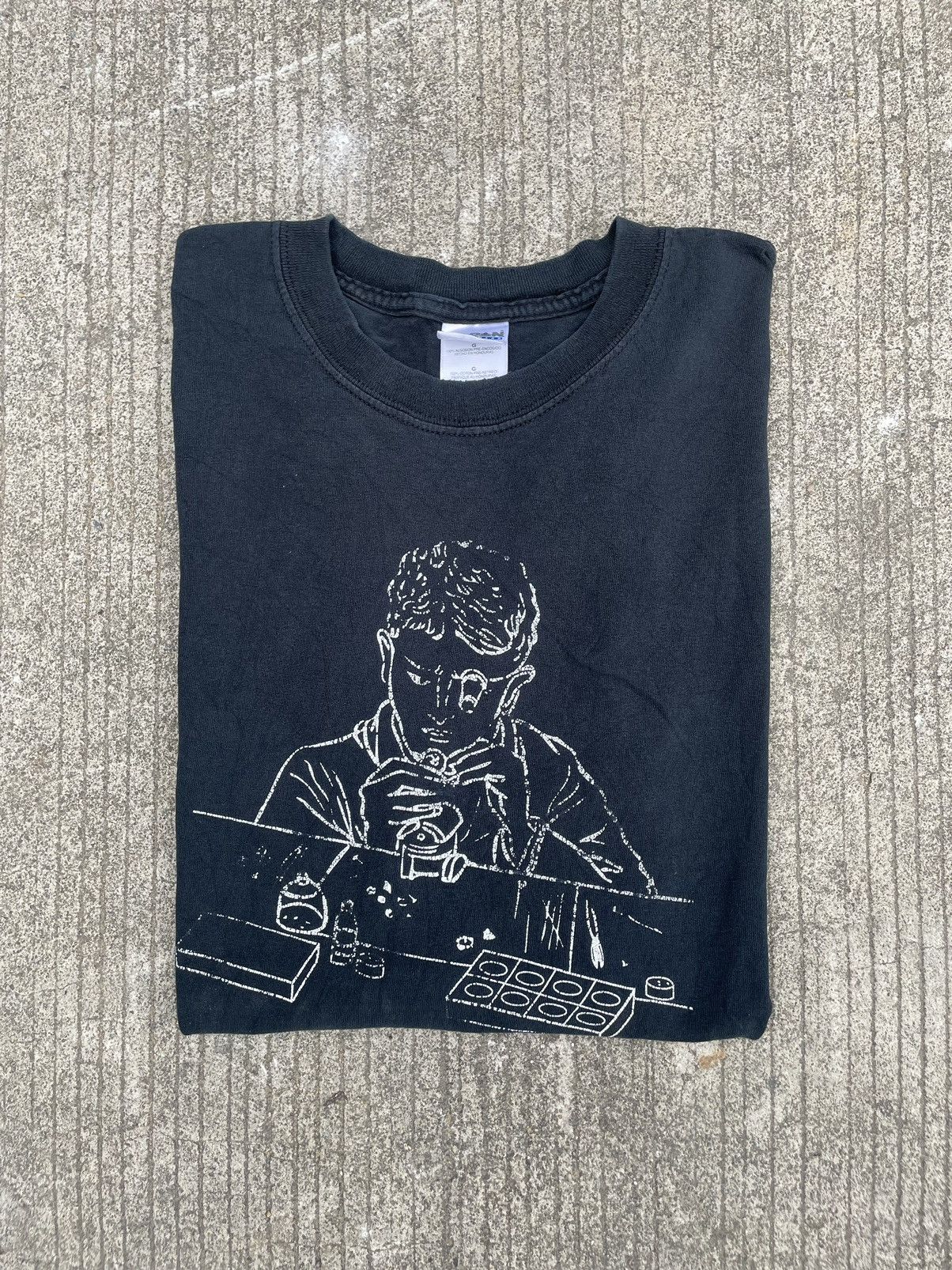 Gildan × Vintage Vintage Watch Repair Centre Black T-shirt Size US L / EU 52-54 / 3 - 1 Thumbnail