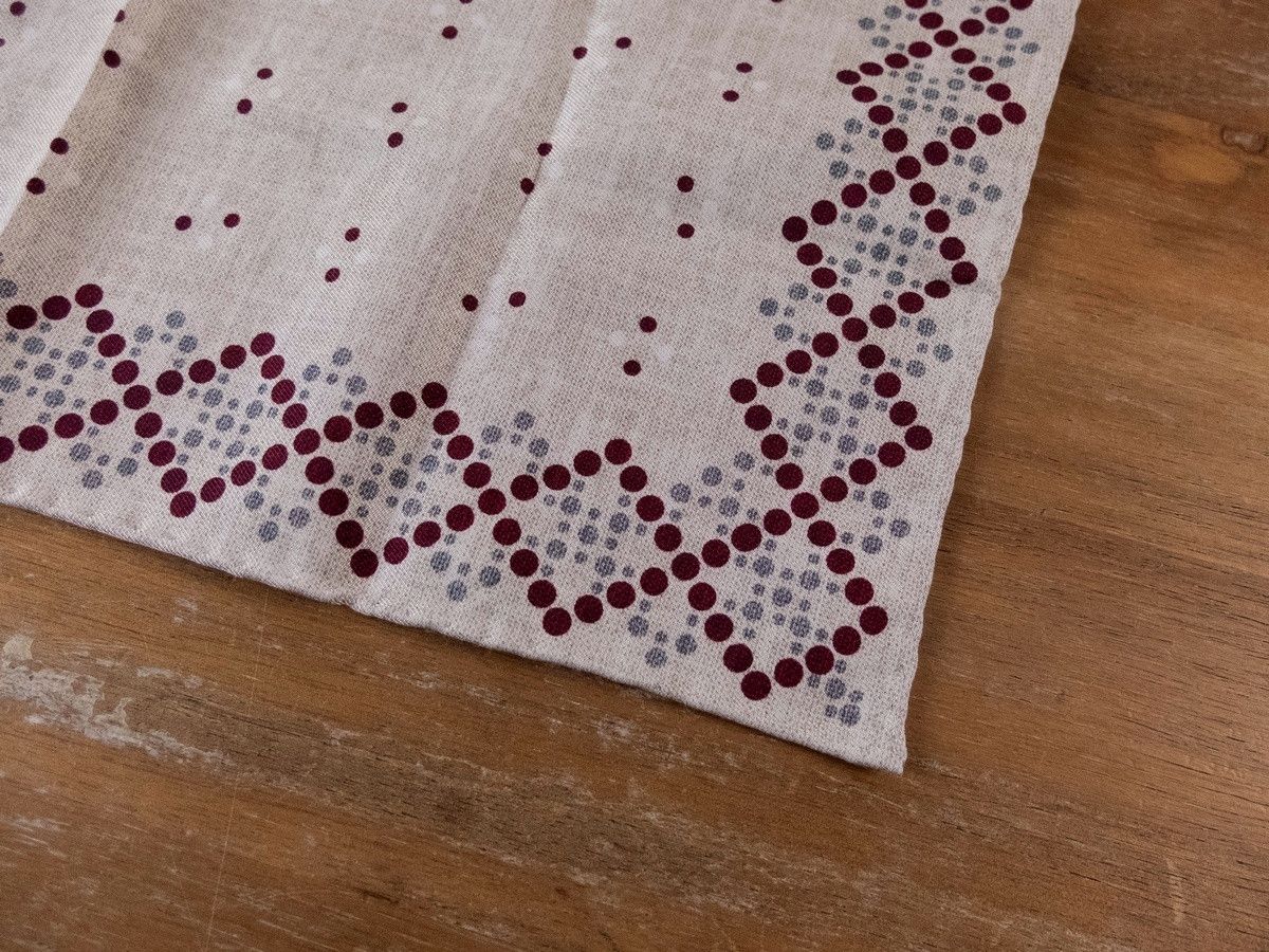 Brunello Cucinelli BRUNELLO CUCINELLI polka dots silk cotton pocket square Size ONE SIZE - 2 Thumbnail