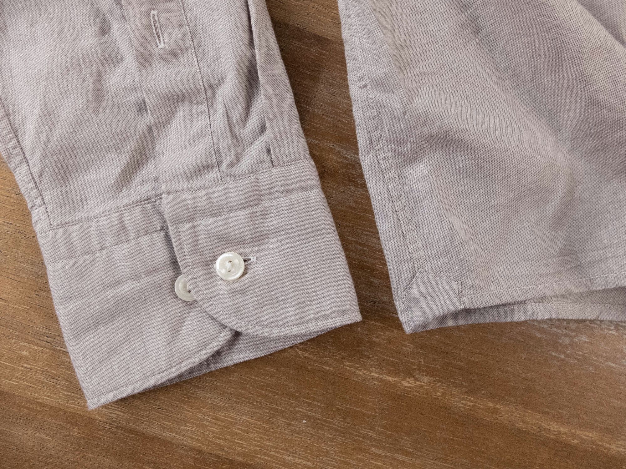 Eton ETON slim-fit lightweight beige cotton silk shirt 43 / 17 Size US L / EU 52-54 / 3 - 4 Thumbnail