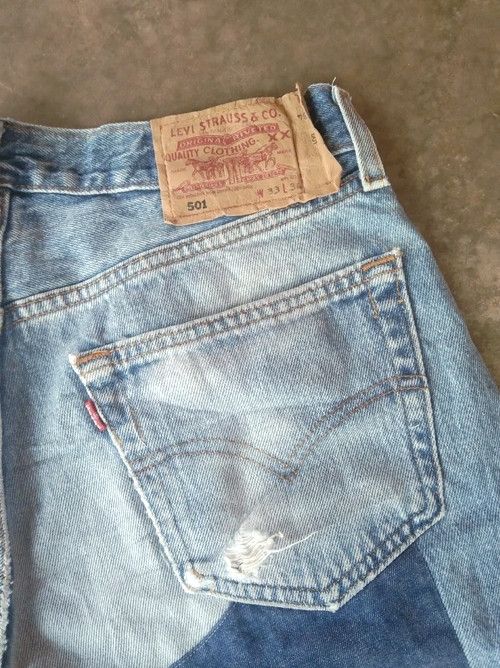 Levi's 90s Vintage Levi's 501 Straight Leg Jeans 32x33 Size US 32 / EU 48 - 4 Thumbnail