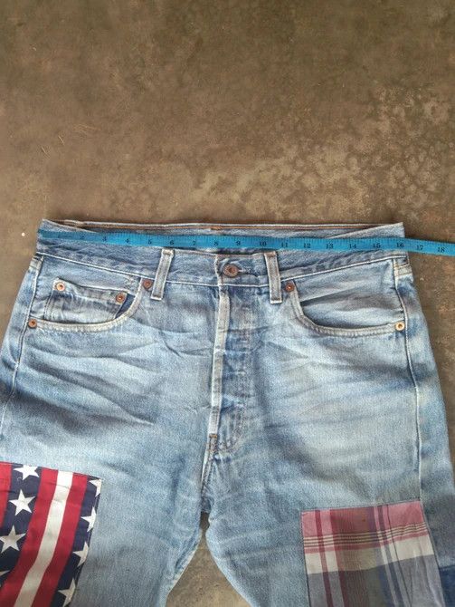 Levi's 90s Vintage Levi's 501 Straight Leg Jeans 32x33 Size US 32 / EU 48 - 7 Thumbnail