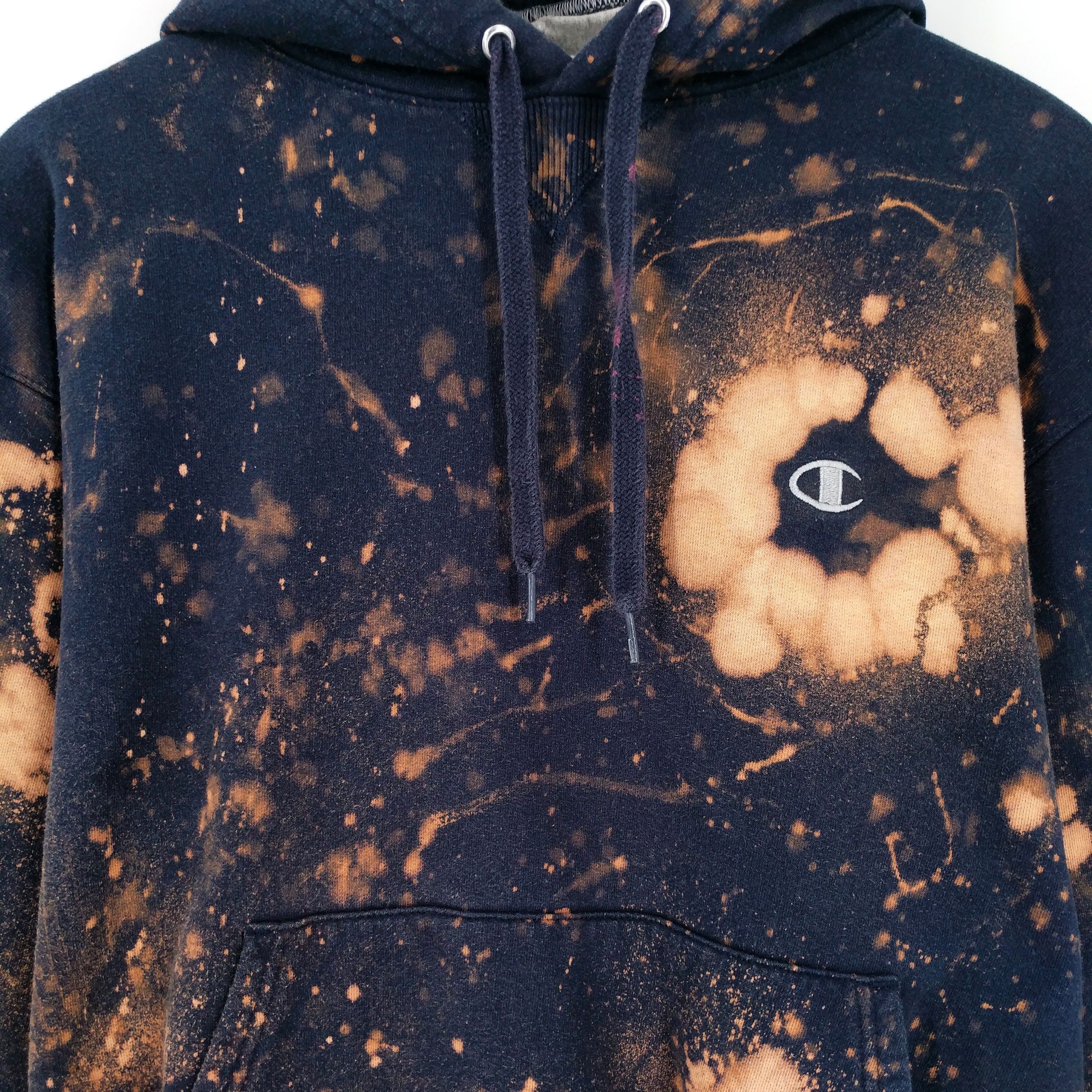 Champion × Vintage Vintage Champion Custom Nature Print Hand Bleached Hoodie Size US M / EU 48-50 / 2 - 2 Thumbnail