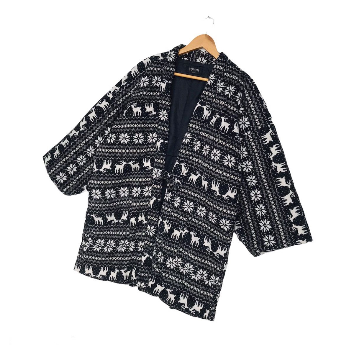 Japanese Brand Yoichi Japanese exclusive kimono Full print deer navajo art Size US L / EU 52-54 / 3 - 3 Thumbnail