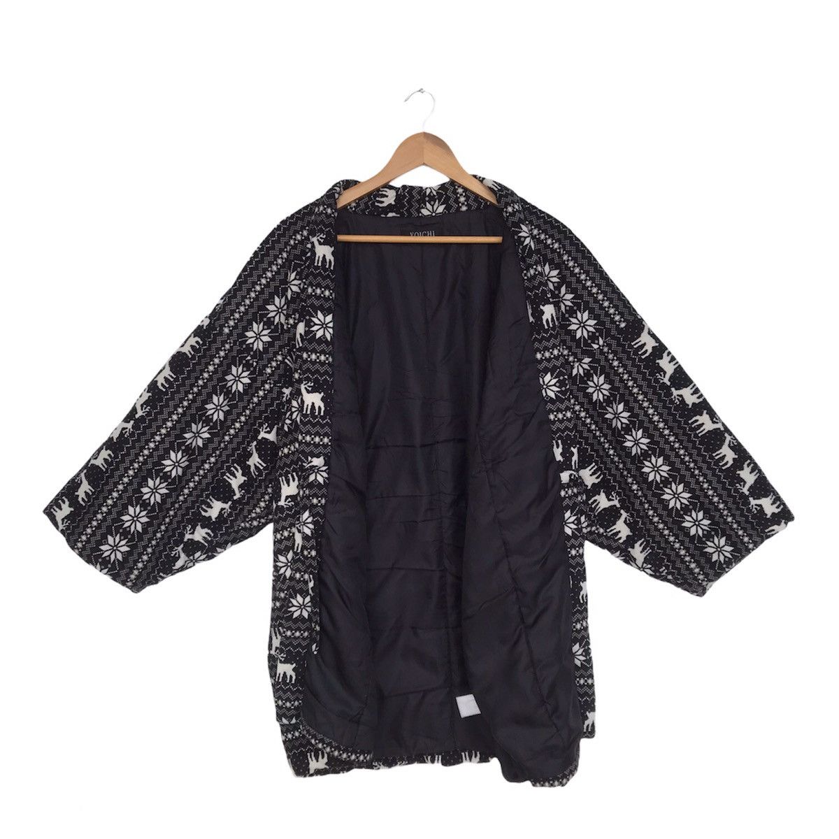 Japanese Brand Yoichi Japanese exclusive kimono Full print deer navajo art Size US L / EU 52-54 / 3 - 7 Thumbnail