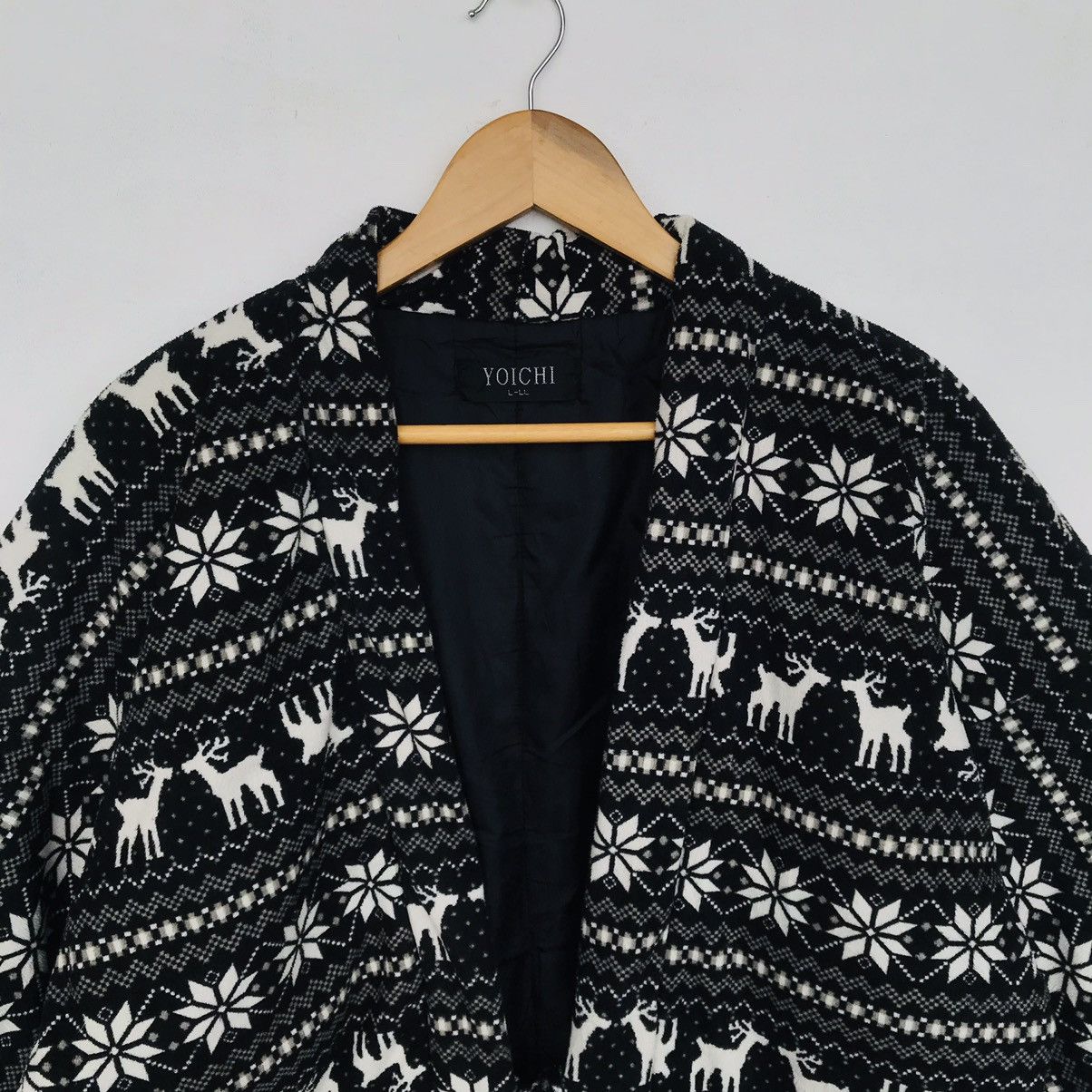 Japanese Brand Yoichi Japanese exclusive kimono Full print deer navajo art Size US L / EU 52-54 / 3 - 10 Thumbnail