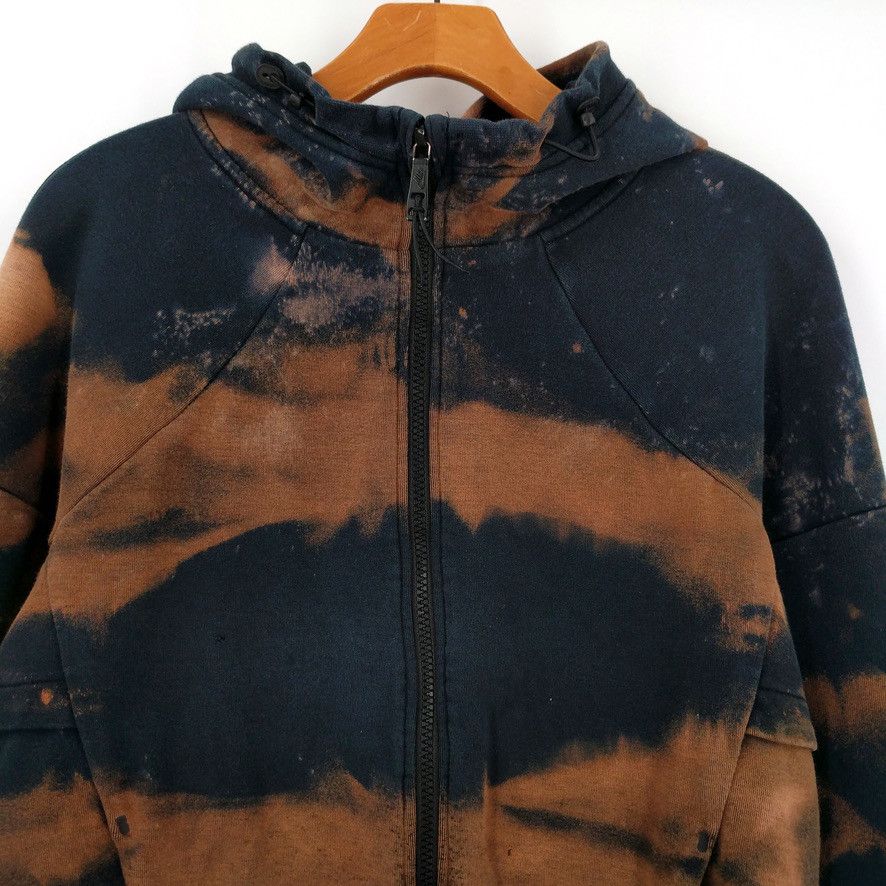 Nike Nike Custom Hand Bleached Tech Fleece Windrunner Hoodie Size US S / EU 44-46 / 1 - 2 Thumbnail