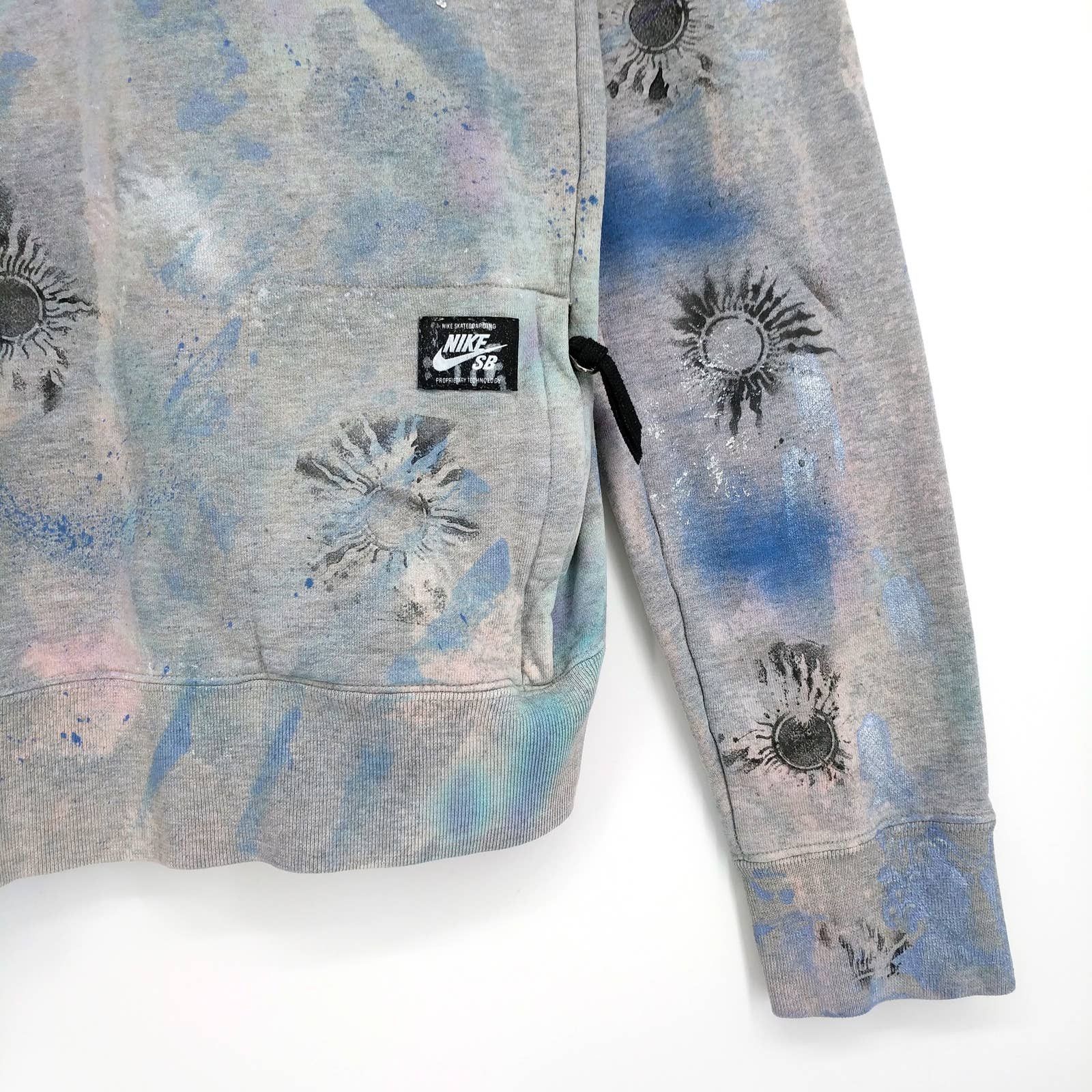 Nike Nike SB Everett Custom Design Sweatshirt Painted Bleached Size US XL / EU 56 / 4 - 8 Thumbnail
