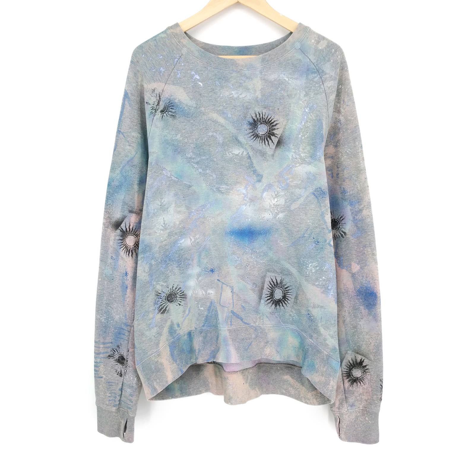 Nike Nike SB Everett Custom Design Sweatshirt Painted Bleached Size US XL / EU 56 / 4 - 1 Thumbnail