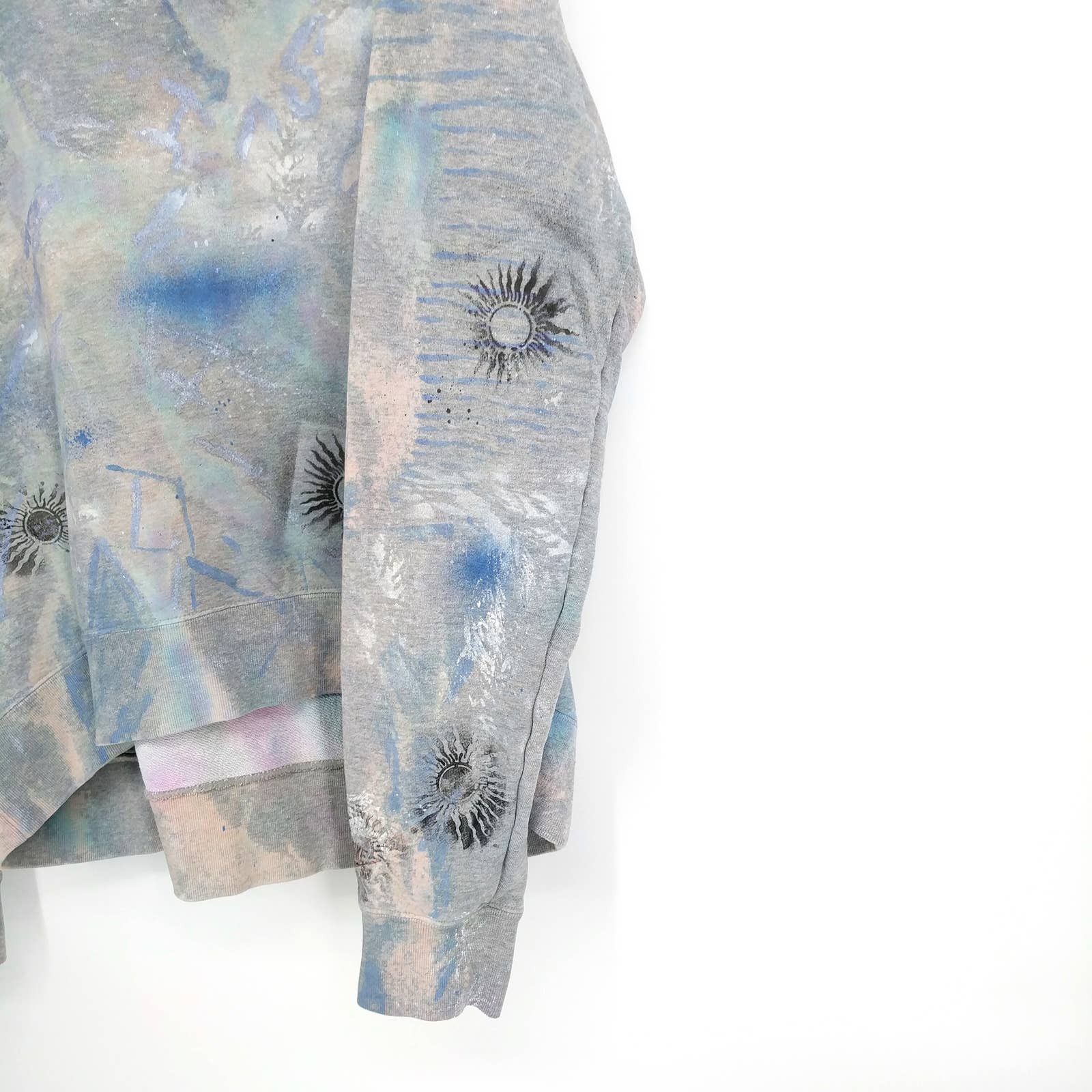 Nike Nike SB Everett Custom Design Sweatshirt Painted Bleached Size US XL / EU 56 / 4 - 6 Thumbnail