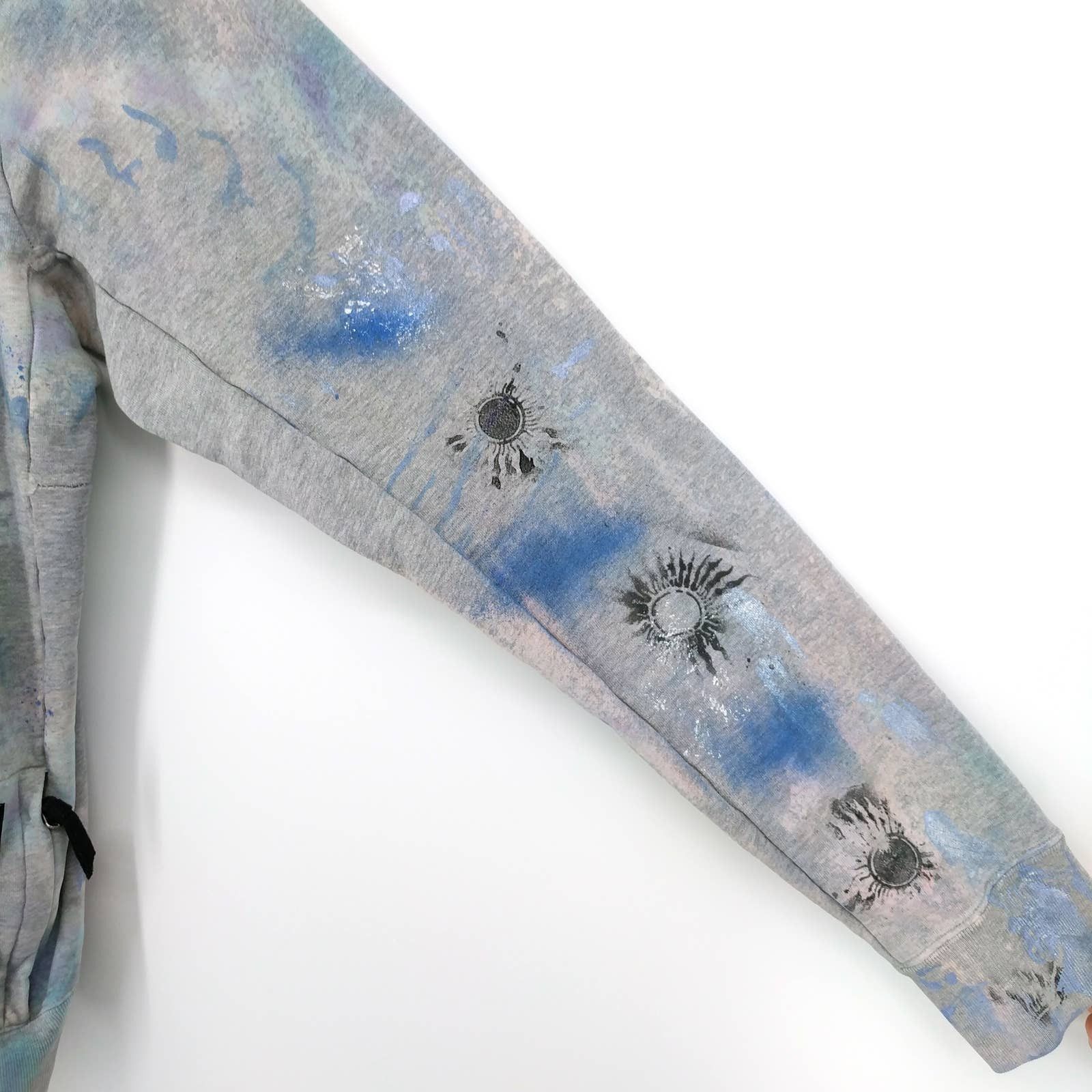 Nike Nike SB Everett Custom Design Sweatshirt Painted Bleached Size US XL / EU 56 / 4 - 9 Thumbnail