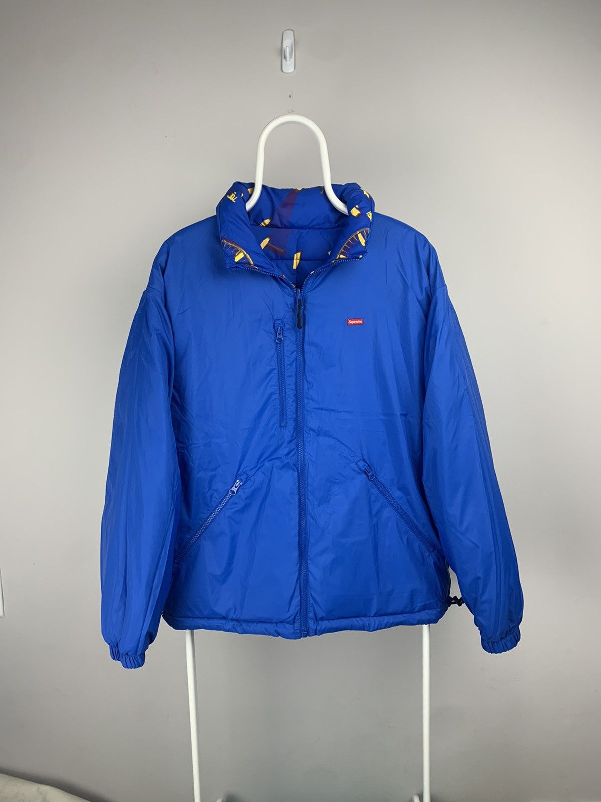 Supreme 2020 Supreme Watches Reversible Puffy Jacket Blue Medium Size US M / EU 48-50 / 2 - 11 Thumbnail