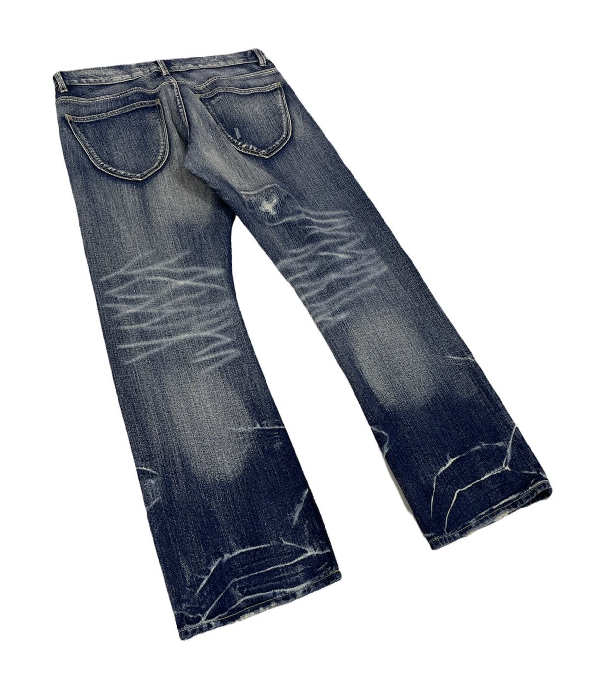Beauty Beast Vintage Beast Japan Distressed Jeans Kapital Style Size US 34 / EU 50 - 5 Thumbnail