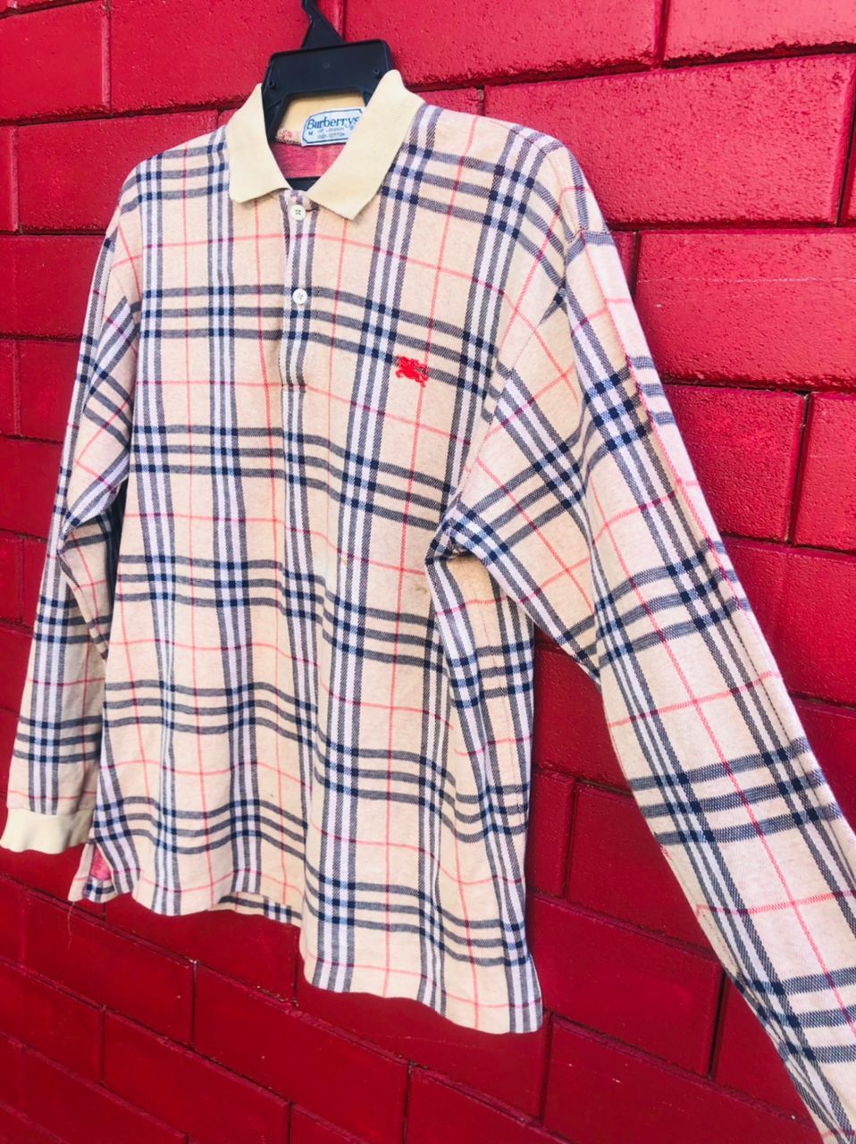 Burberry × Vintage Vintage BurberrysDesigner Fashion Style Long Sleeve Size US L / EU 52-54 / 3 - 6 Thumbnail