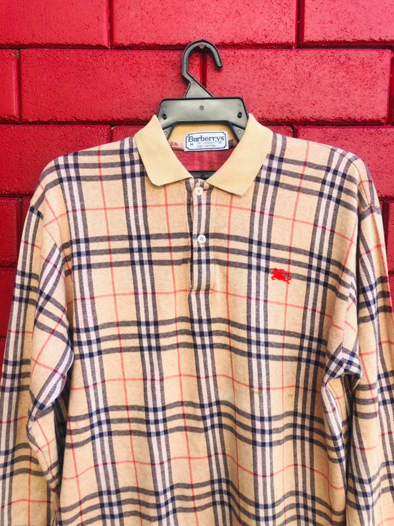 Burberry × Vintage Vintage BurberrysDesigner Fashion Style Long Sleeve Size US L / EU 52-54 / 3 - 3 Thumbnail