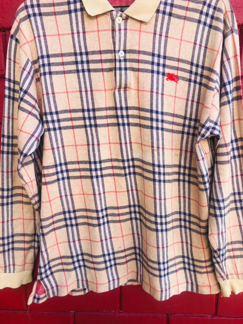 Burberry × Vintage Vintage BurberrysDesigner Fashion Style Long Sleeve Size US L / EU 52-54 / 3 - 4 Thumbnail