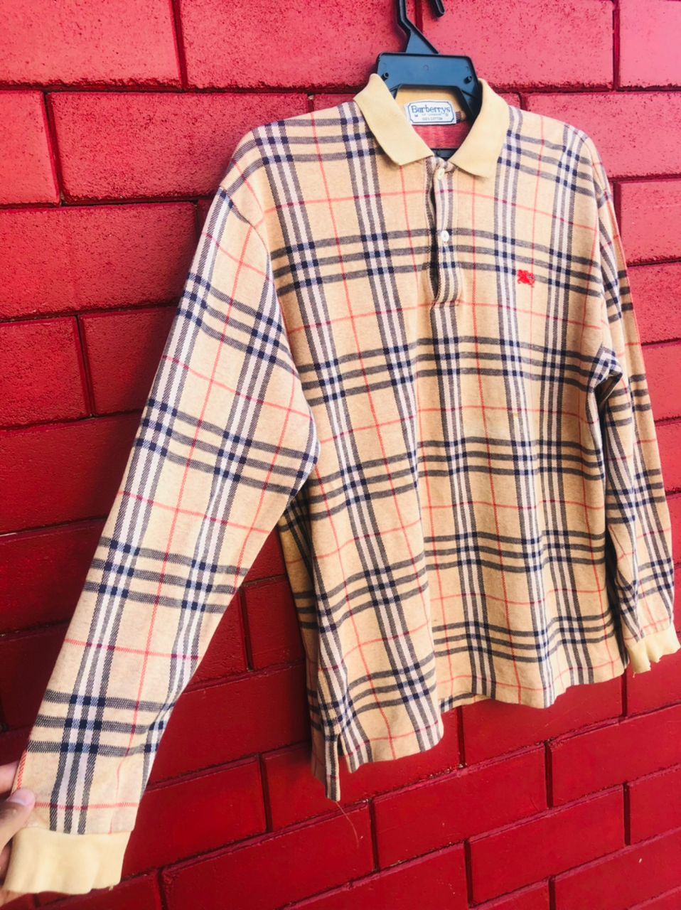 Burberry × Vintage Vintage BurberrysDesigner Fashion Style Long Sleeve Size US L / EU 52-54 / 3 - 5 Thumbnail