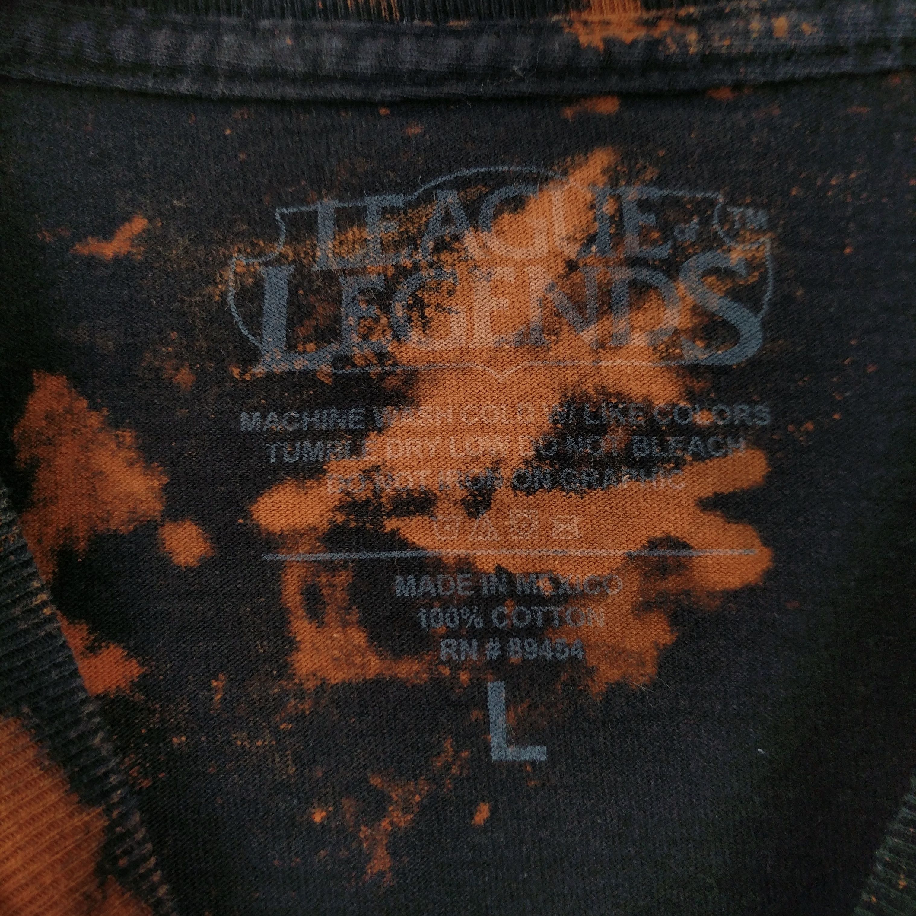 Other League of Legends Caution Don't Chase Custom Bleach T-Shirt Size US L / EU 52-54 / 3 - 4 Thumbnail