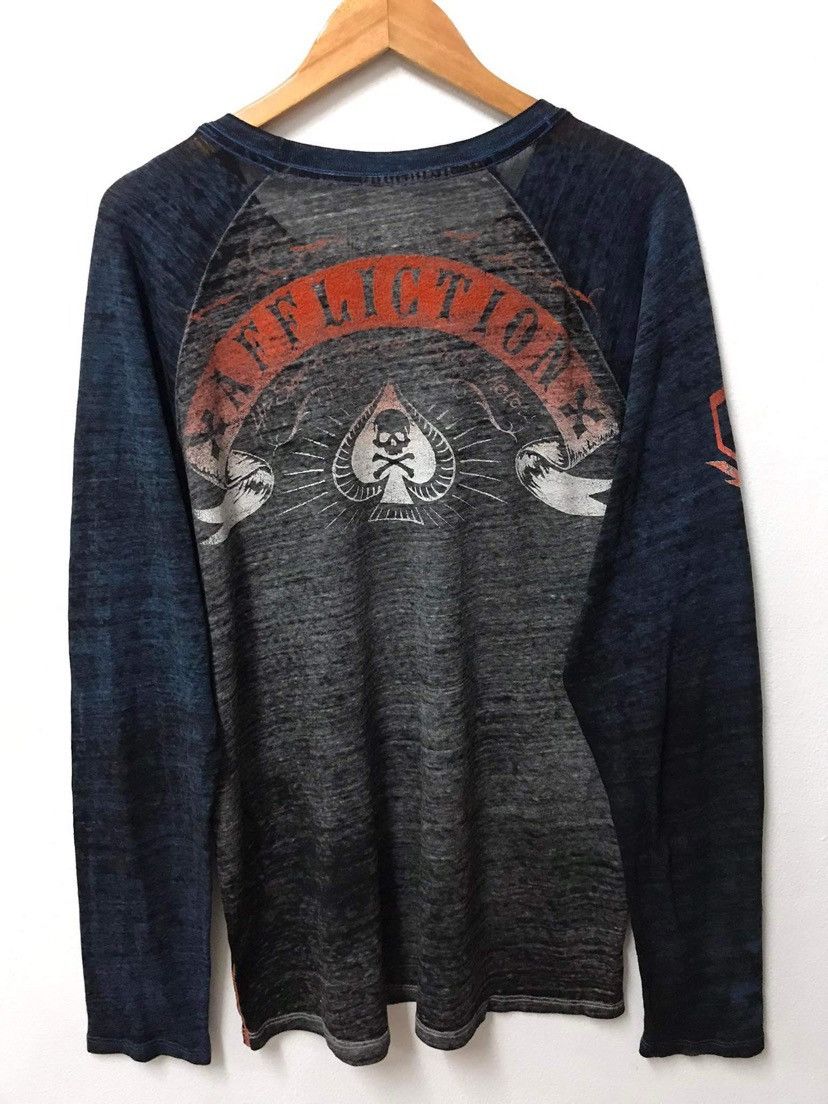 Affliction Affliction Skull Graphics Long Sleeve Size US XL / EU 56 / 4 - 2 Thumbnail
