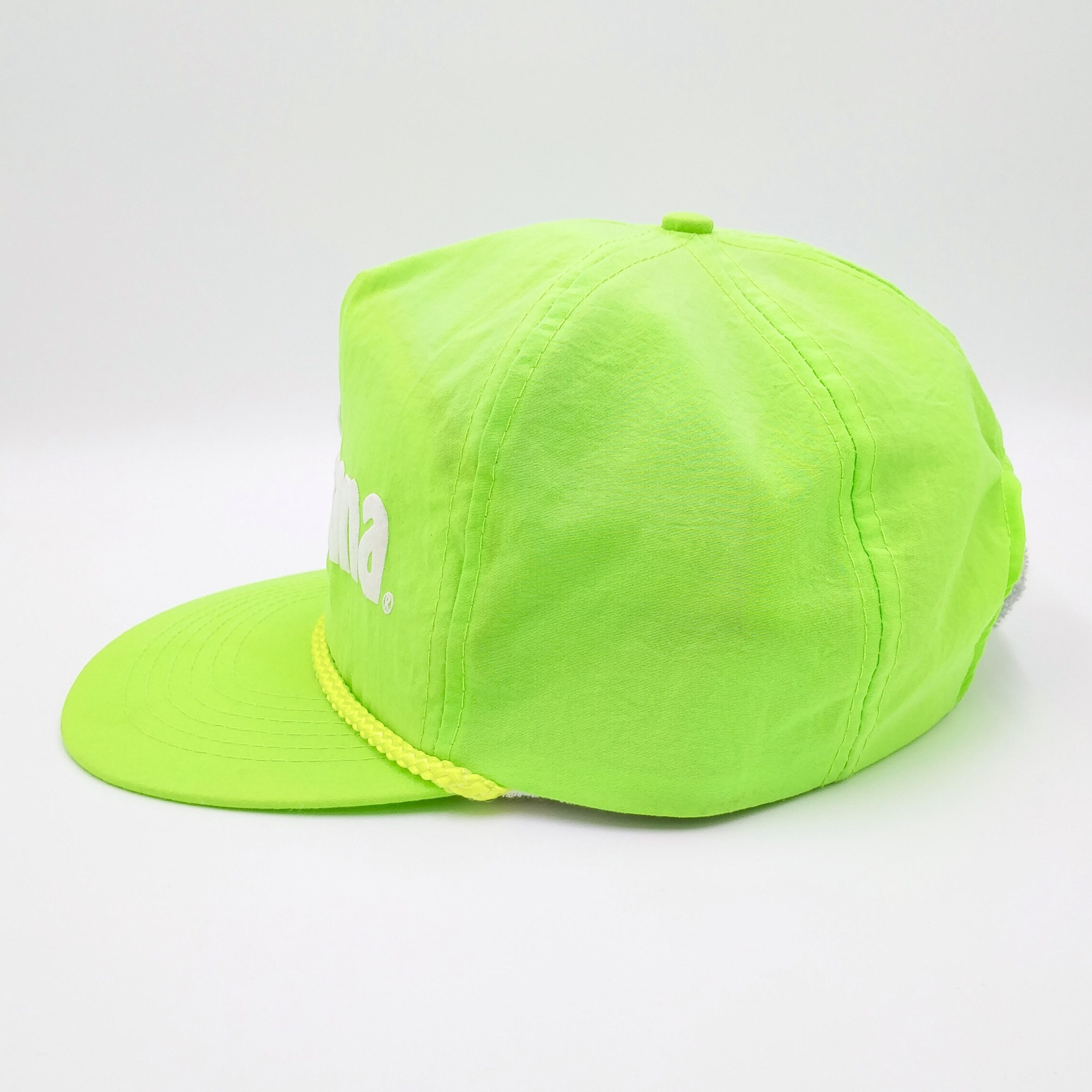 Vintage Vintage Tropicana Nylon Trucker Hat 90s Cap Neon Size ONE SIZE - 4 Thumbnail