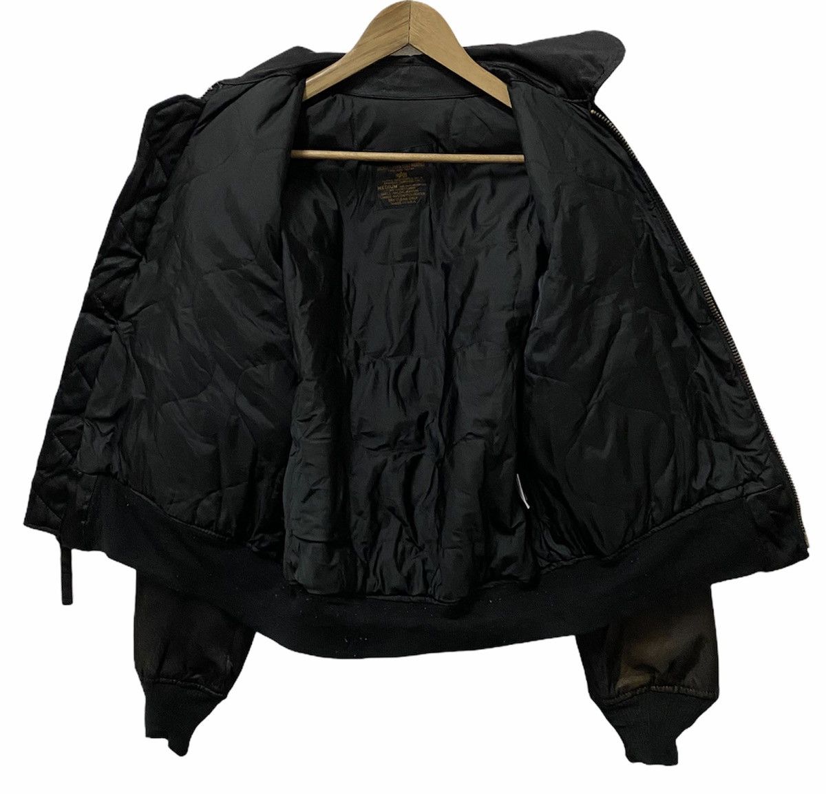 Alpha Industries 🔥VINTAGE MA-1 ALPHA INDUSTRIES BOMBER JACKET Size US M / EU 48-50 / 2 - 8 Thumbnail
