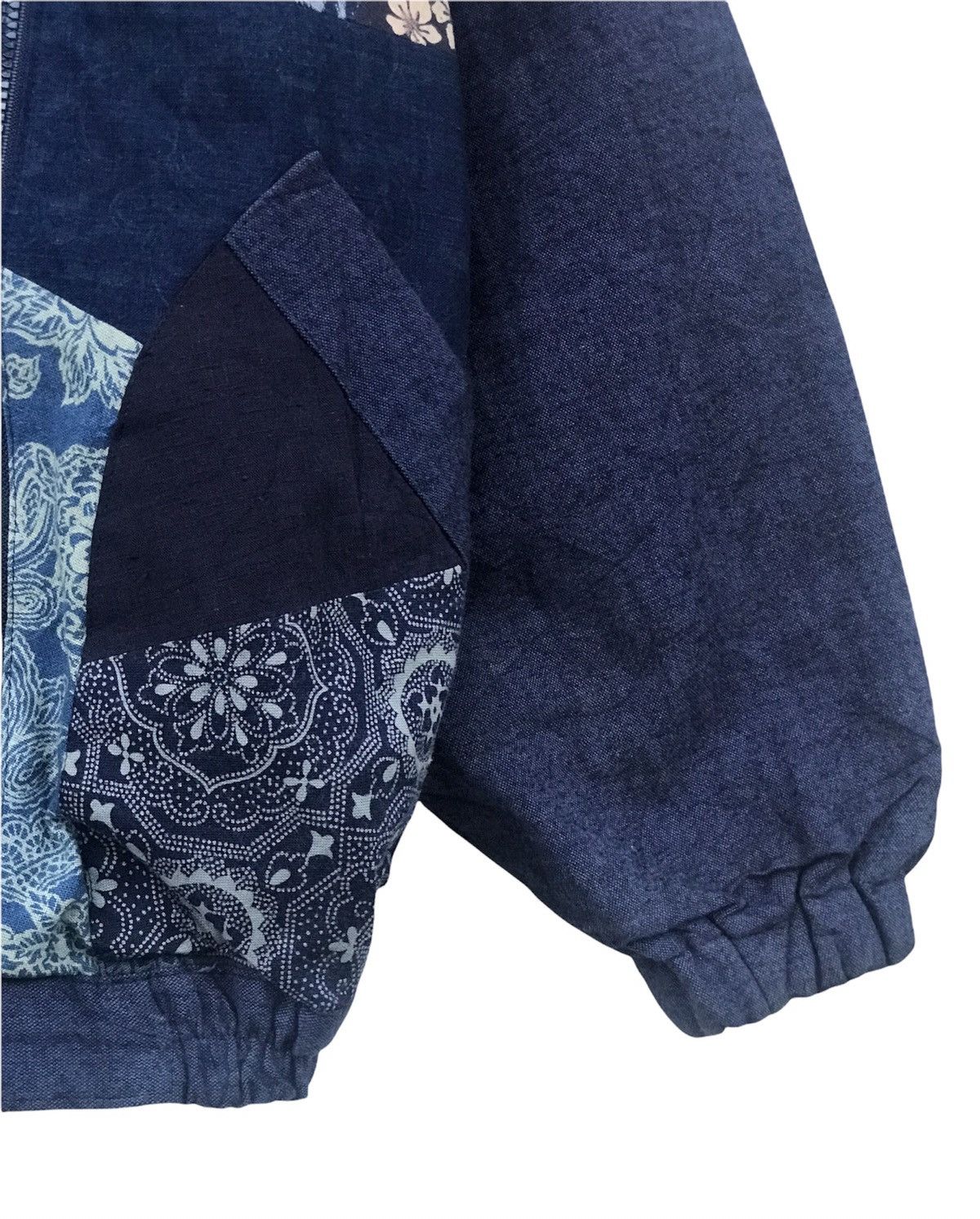 Japanese Brand Jacket Patchwork Side Zipper Size US M / EU 48-50 / 2 - 9 Thumbnail