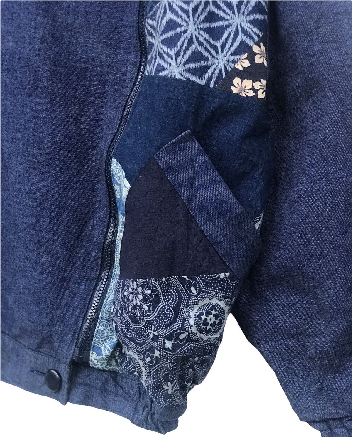 Japanese Brand Jacket Patchwork Side Zipper Size US M / EU 48-50 / 2 - 5 Thumbnail