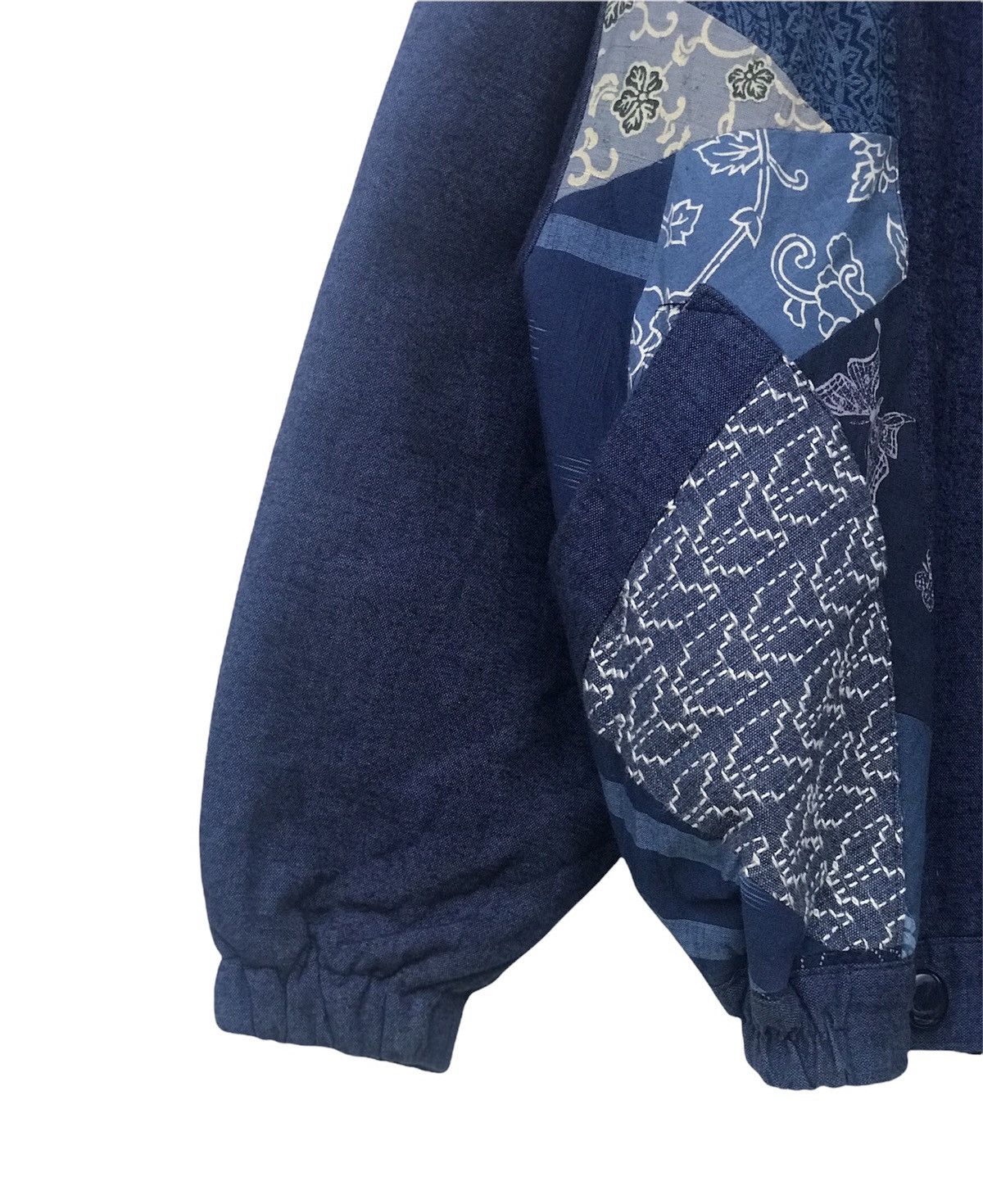 Japanese Brand Jacket Patchwork Side Zipper Size US M / EU 48-50 / 2 - 10 Thumbnail