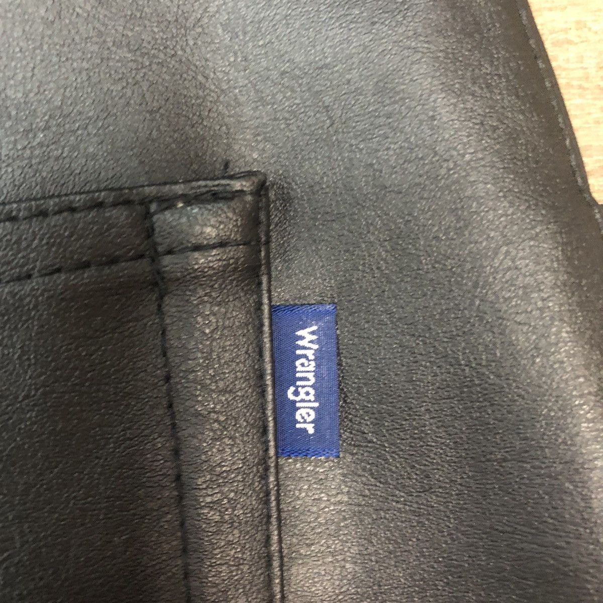Leather DL Wrangler Black Straight synthetic Leather Pants #3366 Size 26" / US 2 / IT 38 - 11 Thumbnail