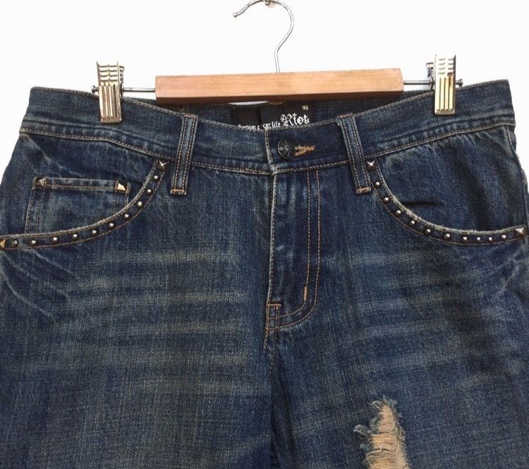 Japanese Brand 🔥Vintage Riot Brand Denim Jeans Size 30" / US 8 / IT 44 - 3 Thumbnail