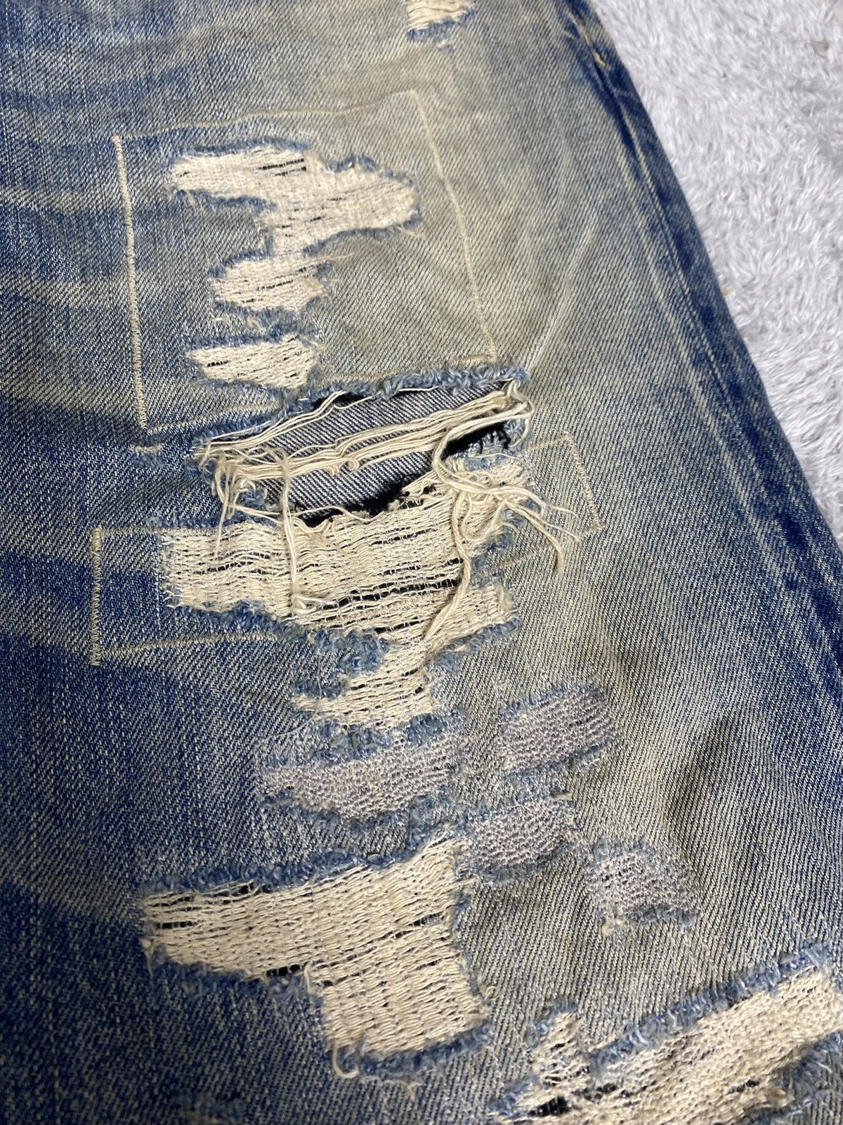 Hysteric Glamour Hysteric Glamour Distressed Denim Jeans. S0296 Size US 31 - 4 Thumbnail