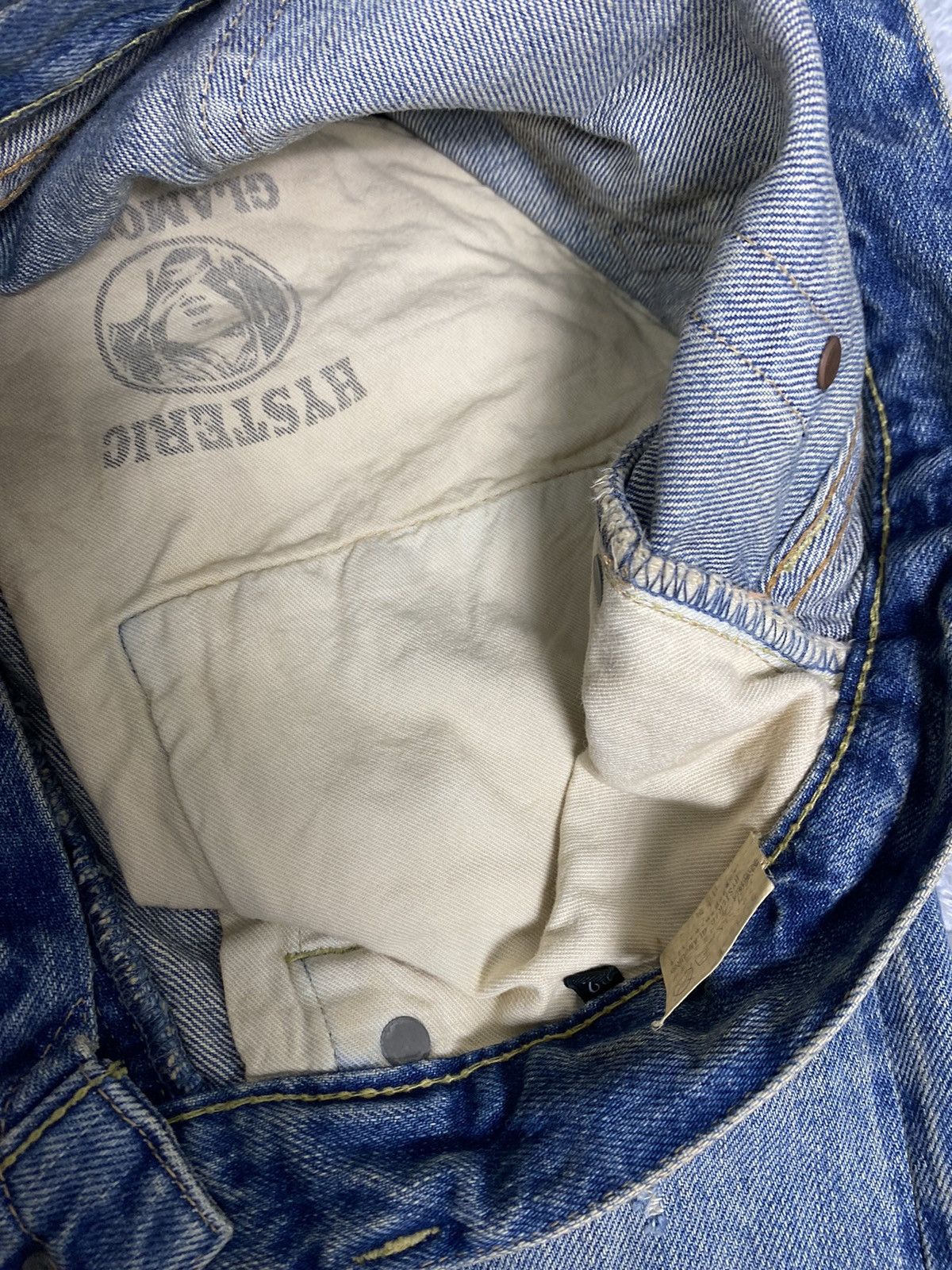 Hysteric Glamour Hysteric Glamour Distressed Denim Jeans. S0296 Size US 31 - 9 Thumbnail