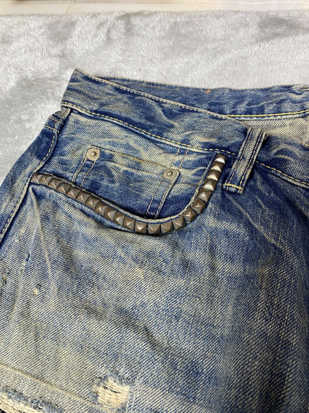 Hysteric Glamour Hysteric Glamour Distressed Denim Jeans. S0296 Size US 31 - 7 Thumbnail