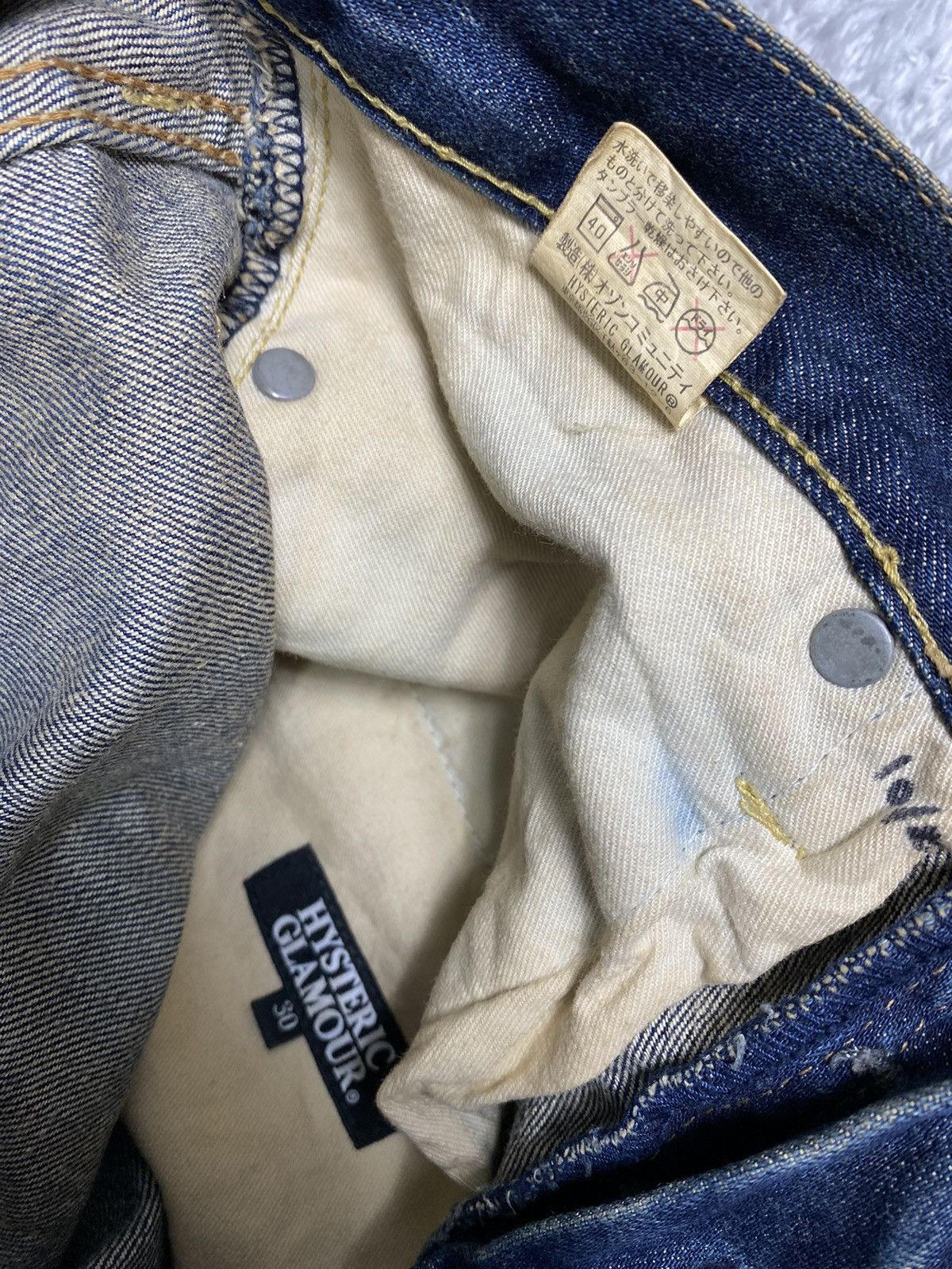 Hysteric Glamour Hysteric Glamour Stud Rock & Roll Jeans. S0297 Size US 30 / EU 46 - 7 Thumbnail