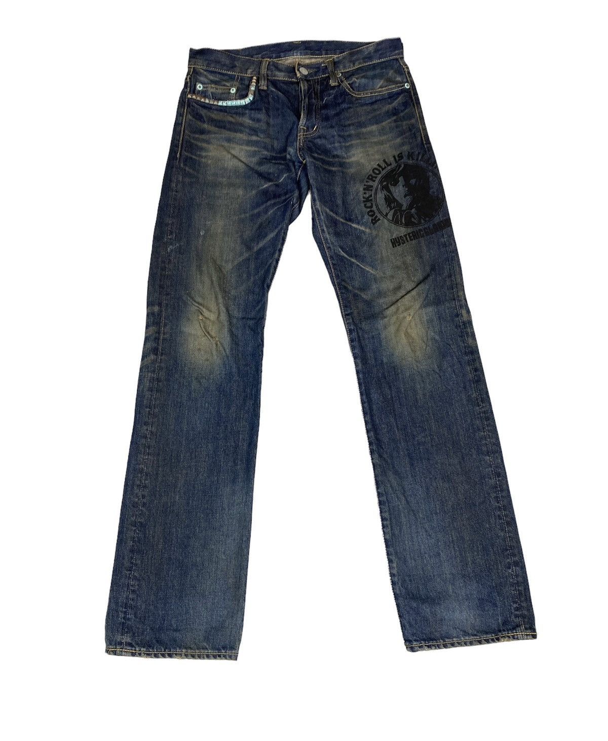 Hysteric Glamour Hysteric Glamour Stud Rock & Roll Jeans. S0297 Size US 30 / EU 46 - 1 Thumbnail