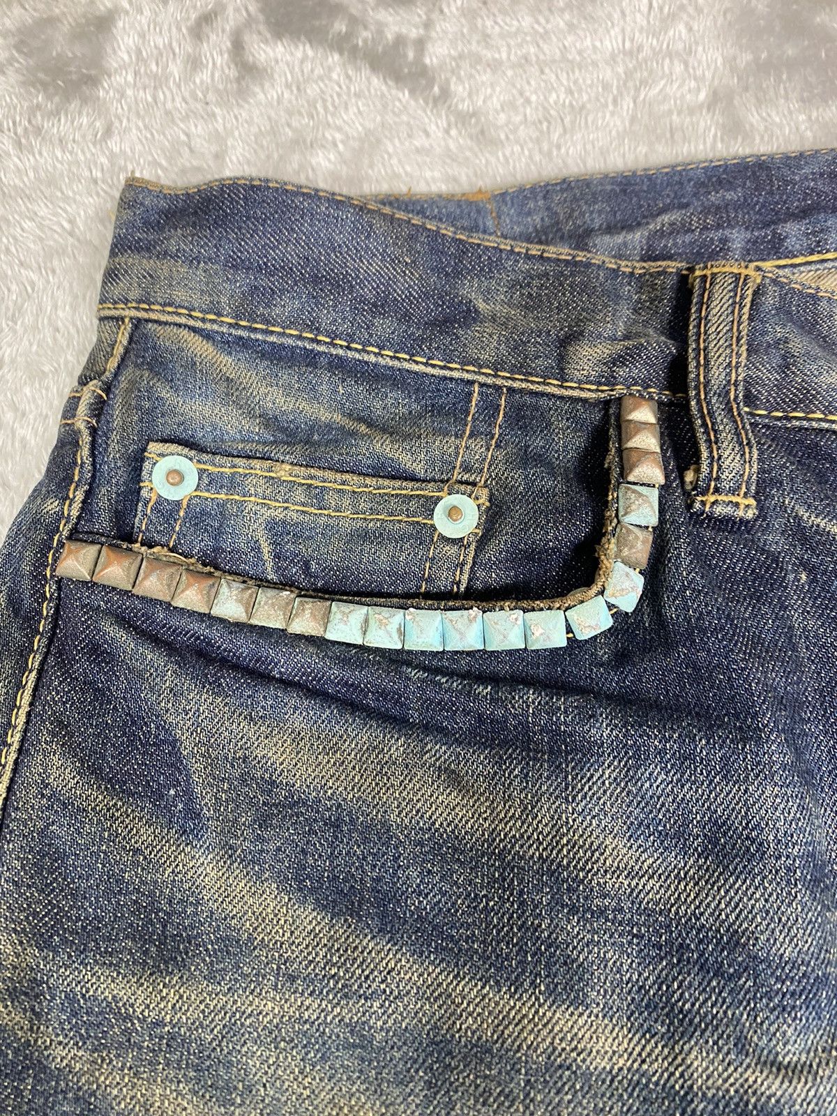 Hysteric Glamour Hysteric Glamour Stud Rock & Roll Jeans. S0297 Size US 30 / EU 46 - 5 Thumbnail