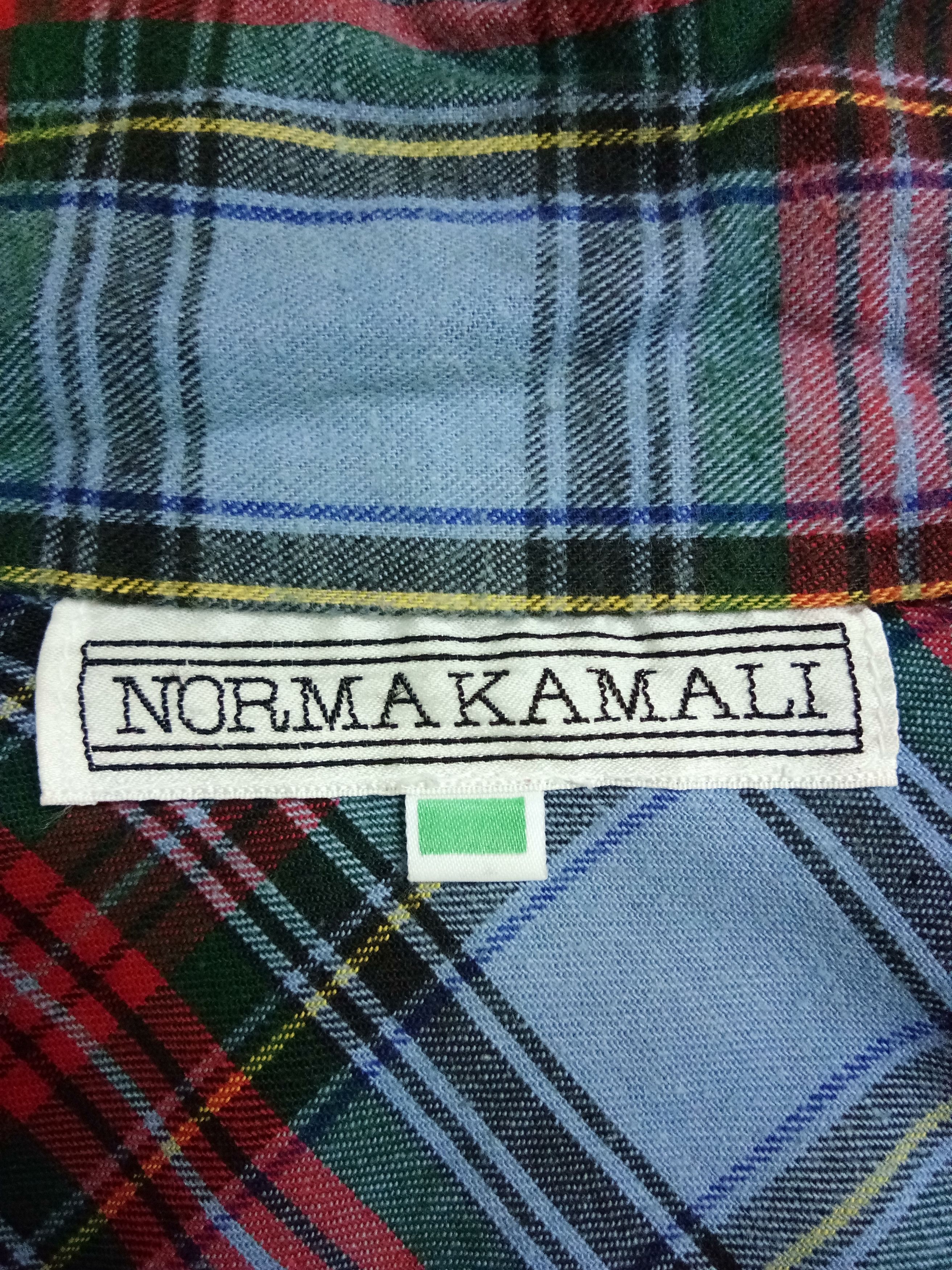 Norma Kamali Vintage Norma Kamali flannel scovill snapper button shirt Size ONE SIZE - 3 Thumbnail