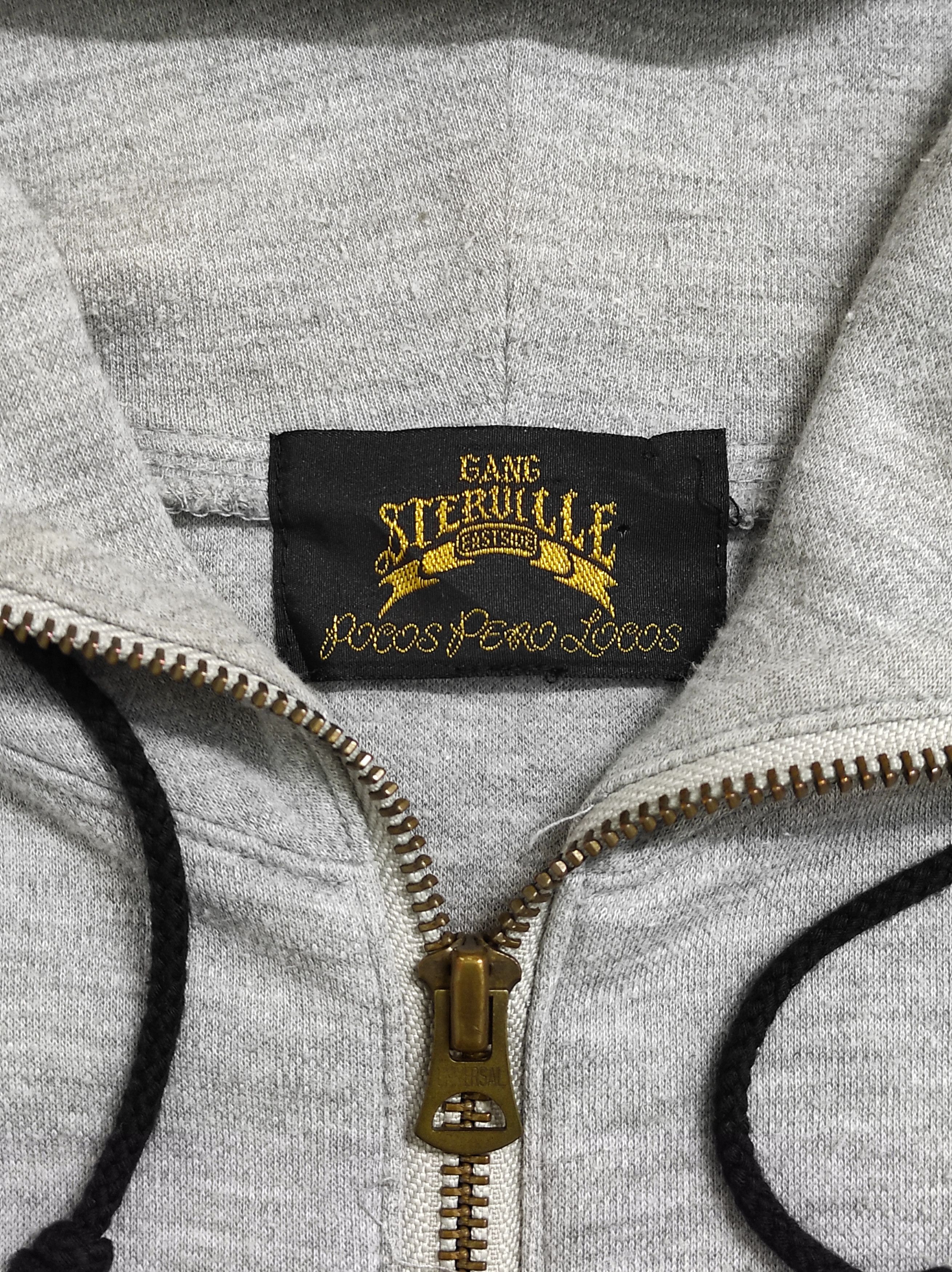 Japanese Brand Gangsterville CHICANA Raglan sweat Universal zipper hoodie Size US L / EU 52-54 / 3 - 3 Thumbnail