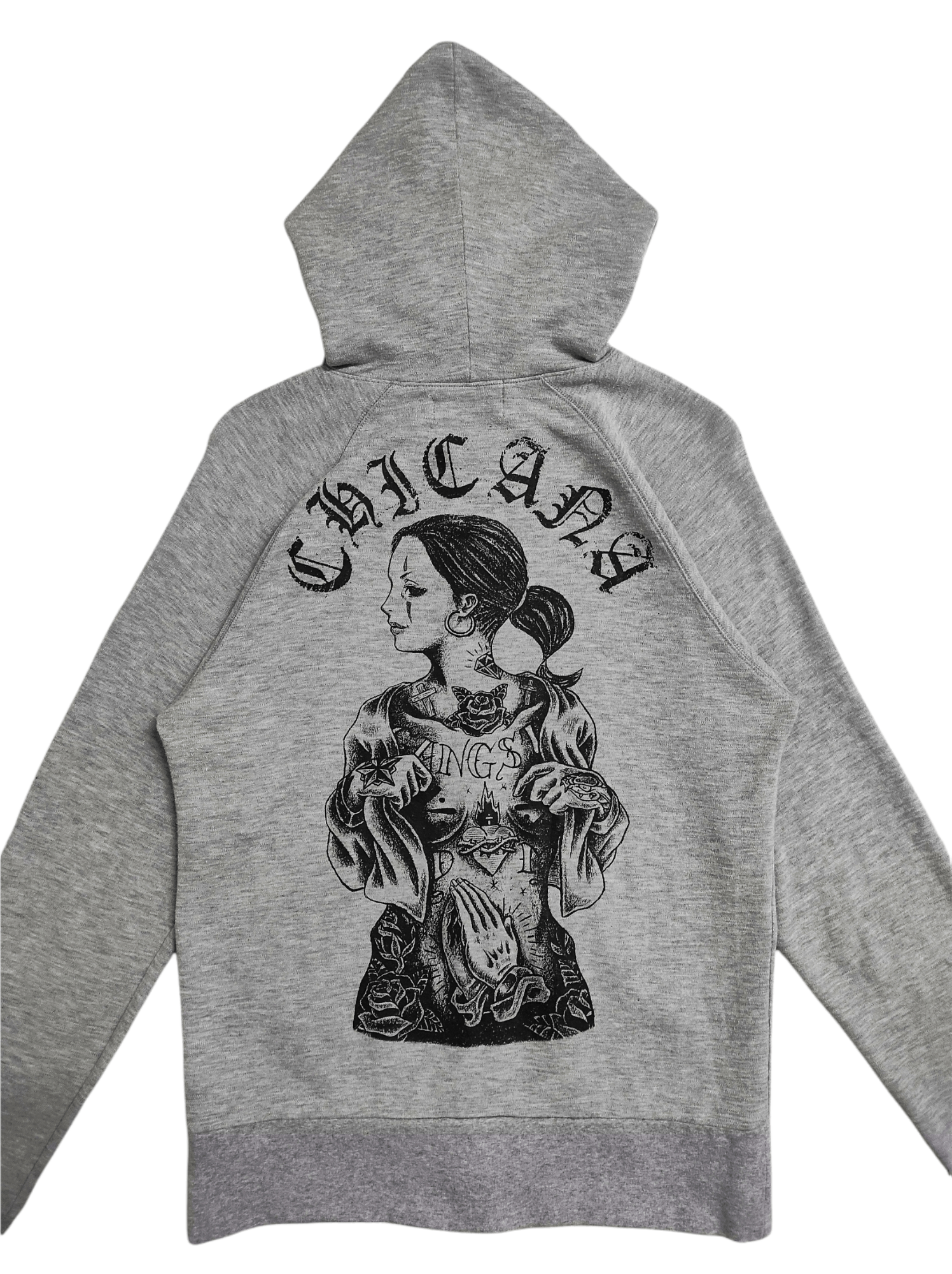Japanese Brand Gangsterville CHICANA Raglan sweat Universal zipper hoodie Size US L / EU 52-54 / 3 - 8 Thumbnail