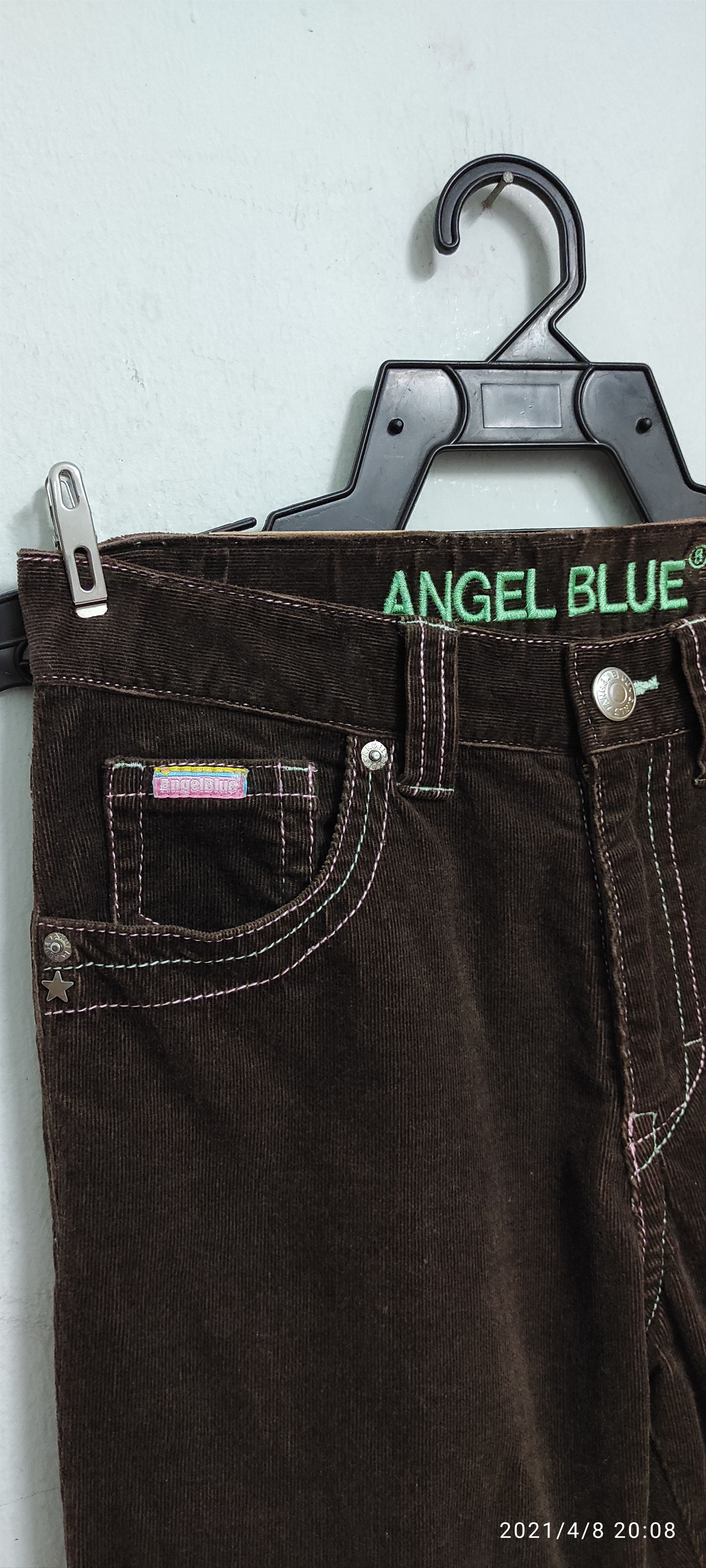 Angel Blue Archive Angel Blue Velvet Flair velvet embroidered jeans Size 27" / US 4 / IT 40 - 9 Thumbnail