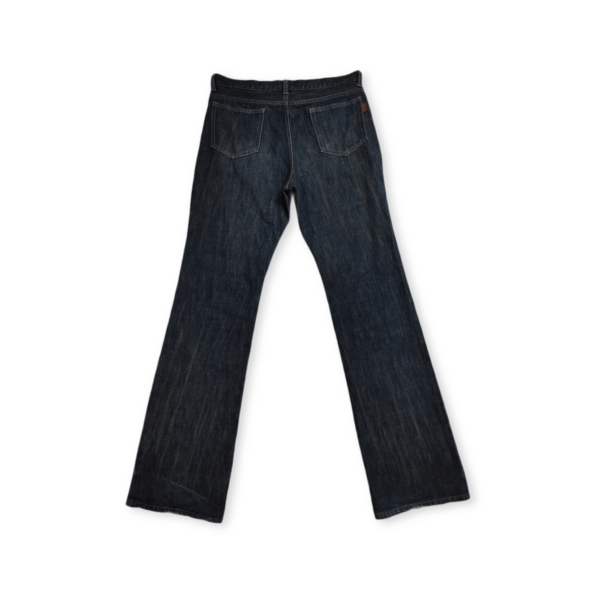 Japanese Brand 291295 HOMME ROUGH RIDERS painter flare jeans Size US 31 - 2 Thumbnail