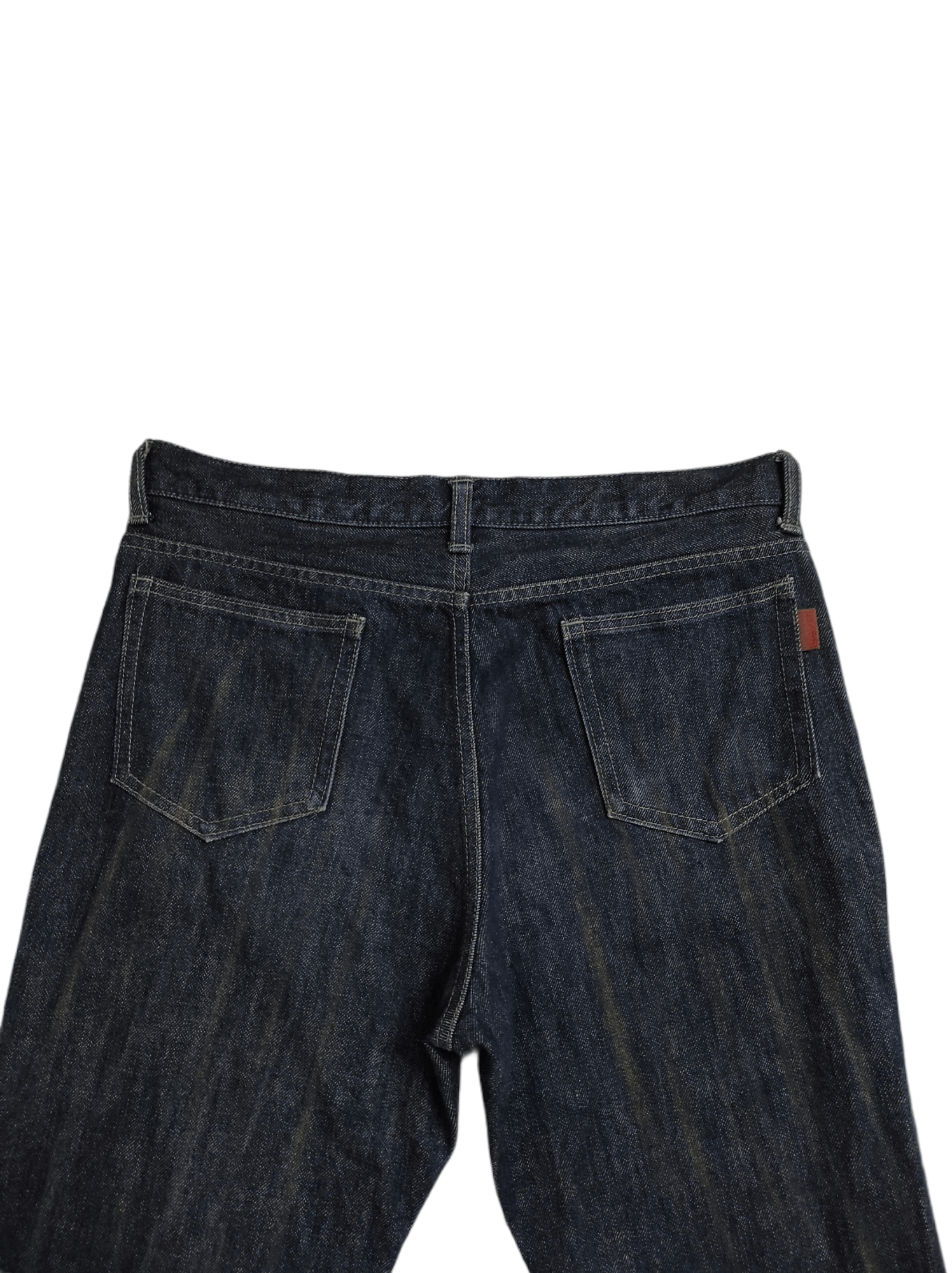 Japanese Brand 291295 HOMME ROUGH RIDERS painter flare jeans Size US 31 - 12 Thumbnail