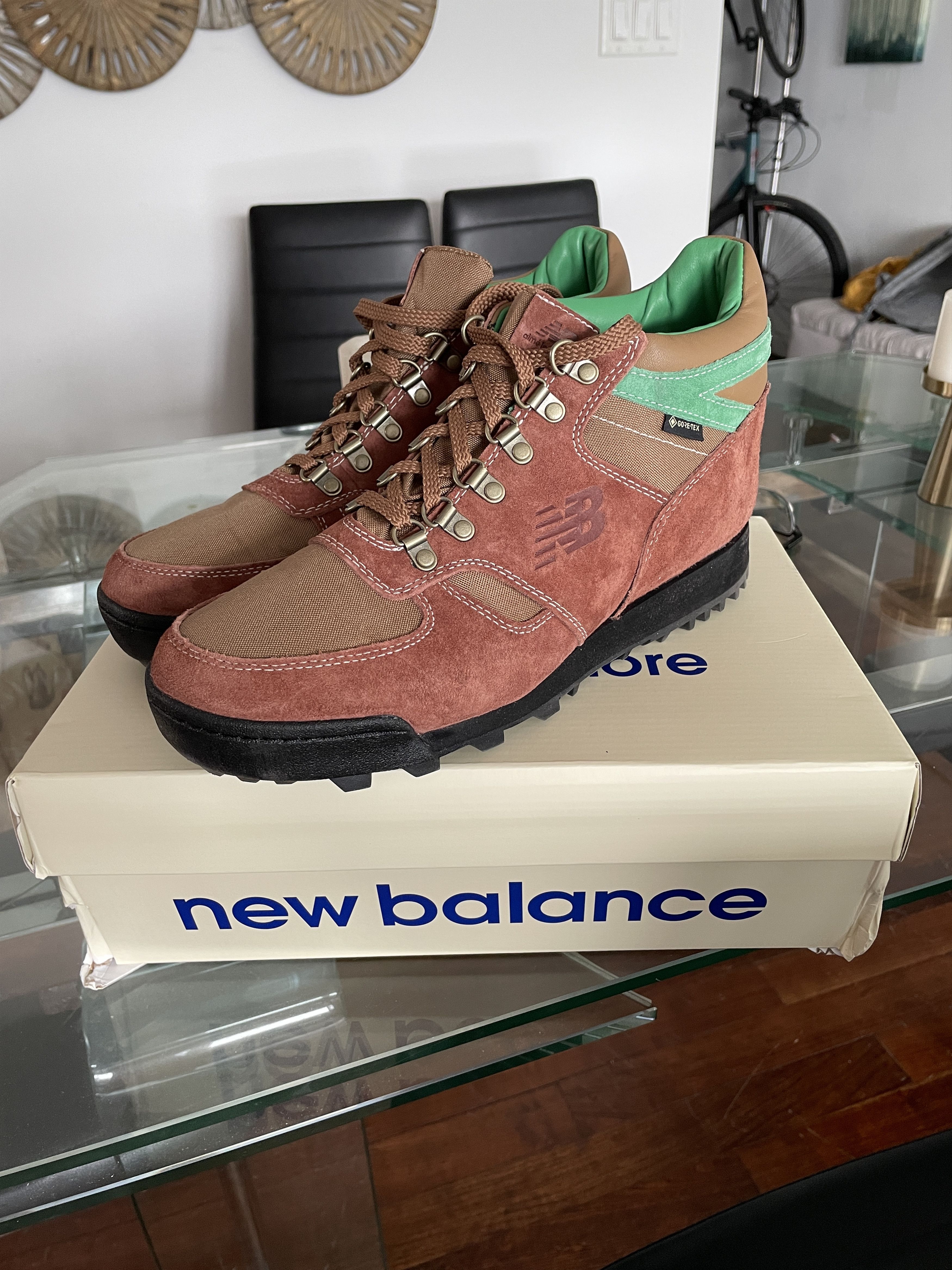 image of Aime Leon Dore x New Balance Rainier Hiking Boots in Brown, Men's (Size 10)