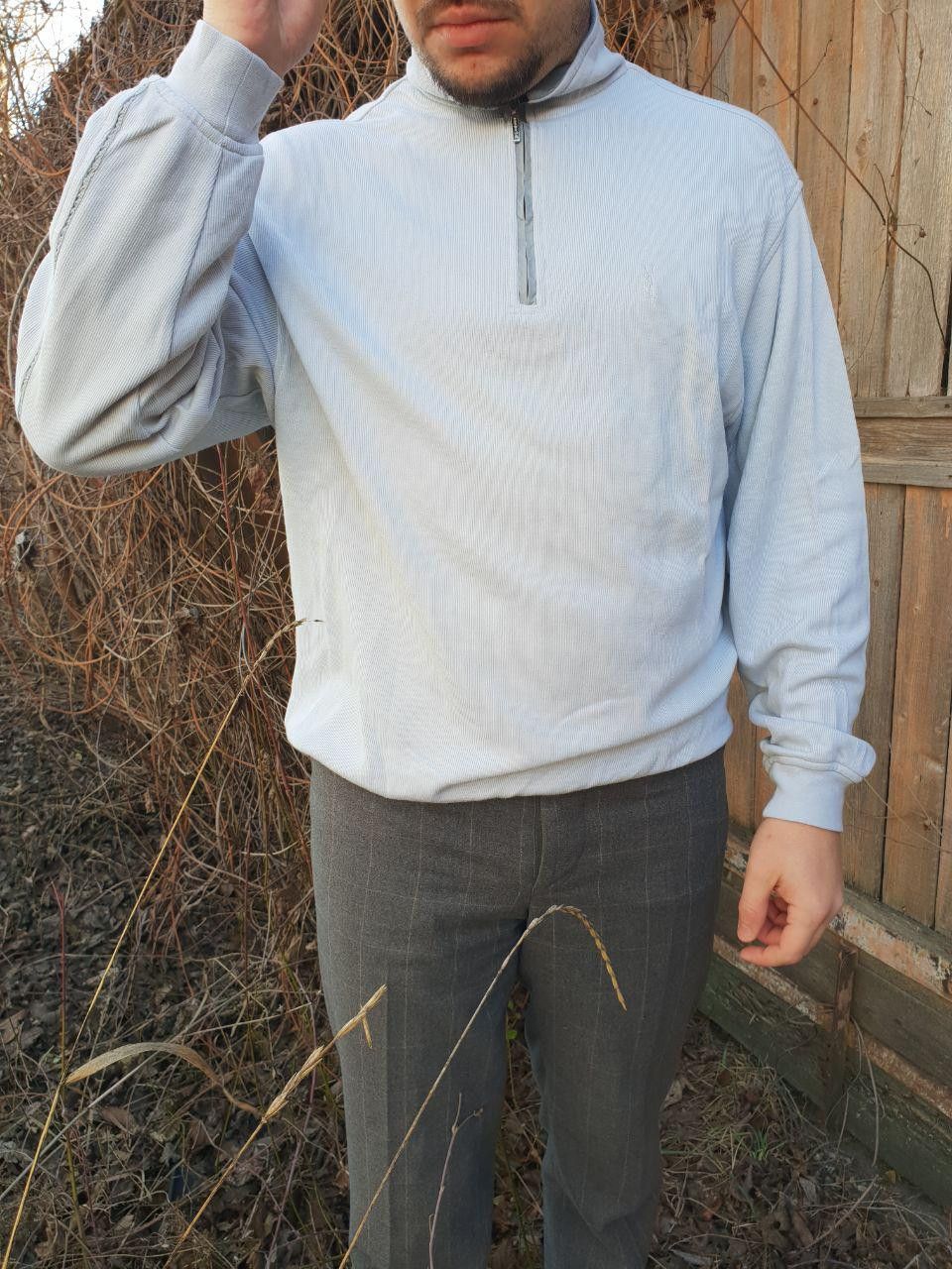Yves Saint Laurent Rare YSL YVES SAINT LAURENT Half Zip Modal Sweater Size US L / EU 52-54 / 3 - 12 Thumbnail