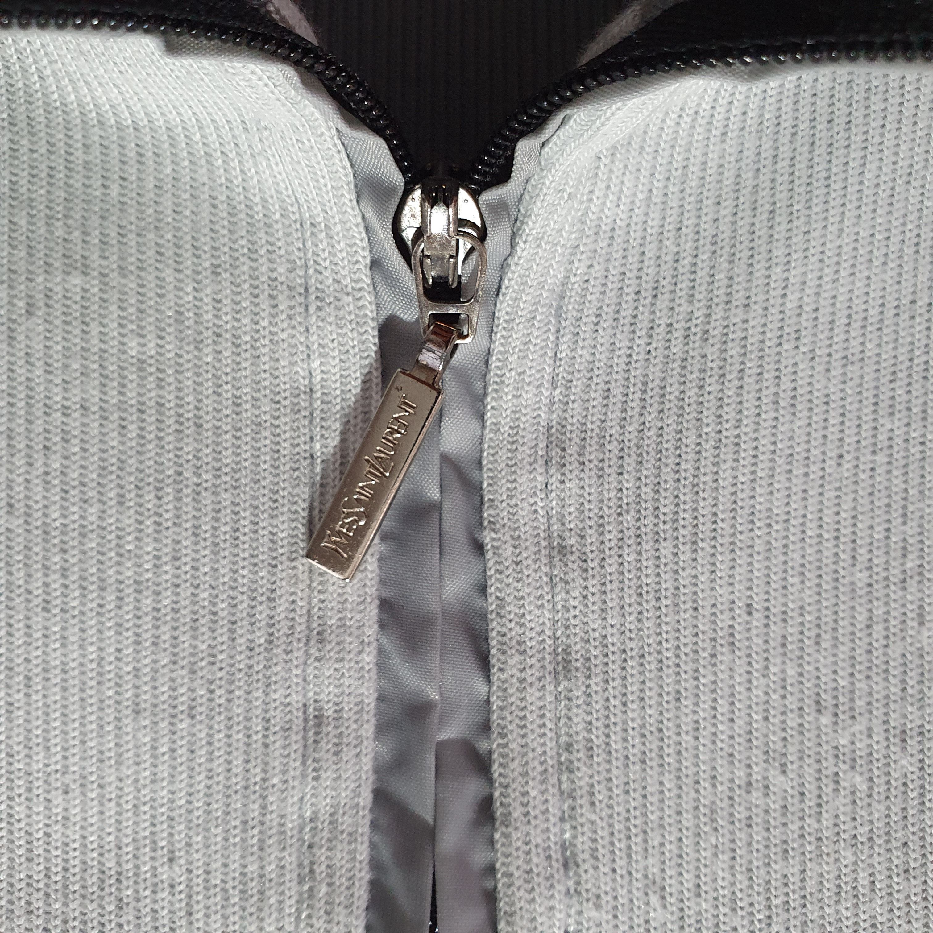 Yves Saint Laurent Rare YSL YVES SAINT LAURENT Half Zip Modal Sweater Size US L / EU 52-54 / 3 - 11 Thumbnail